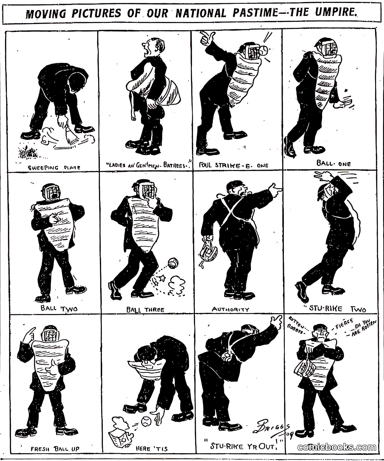 Moving Pictures of Our National Pastime—The Umpire