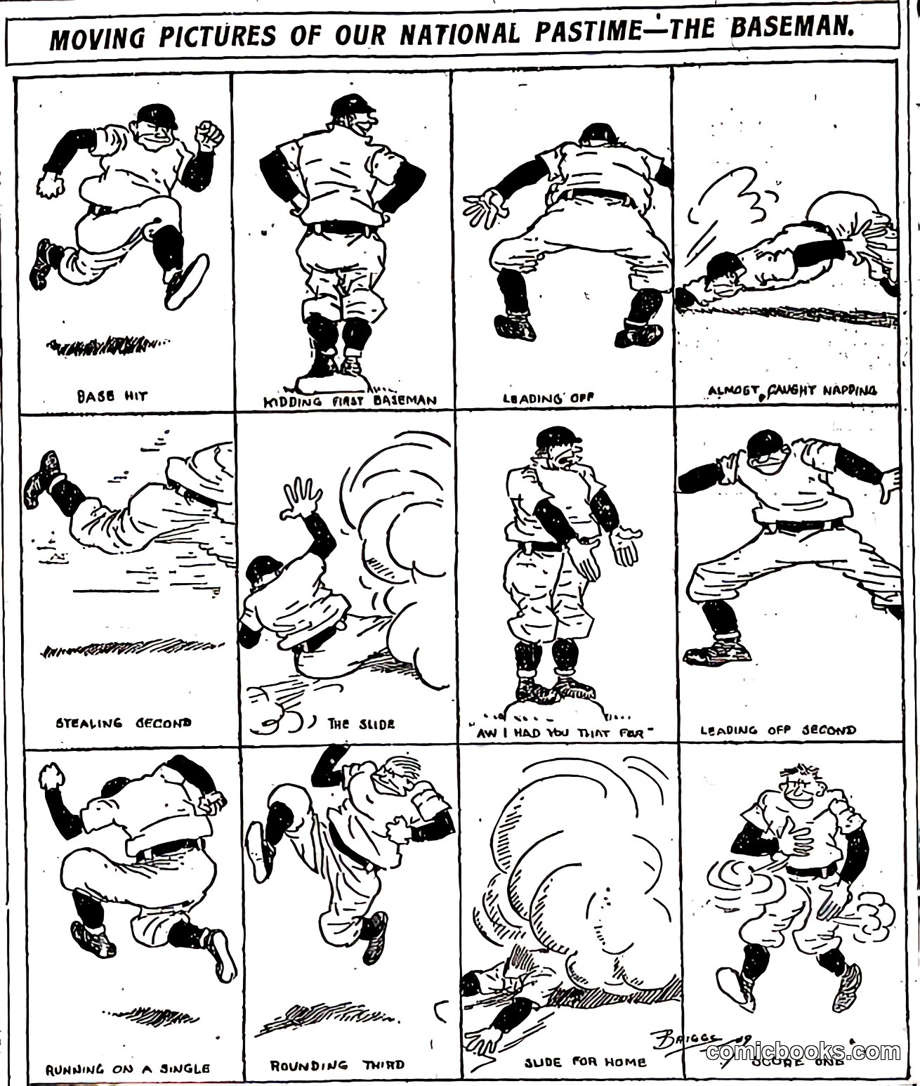 Moving Pictures of Our National Pastime—The Baseman