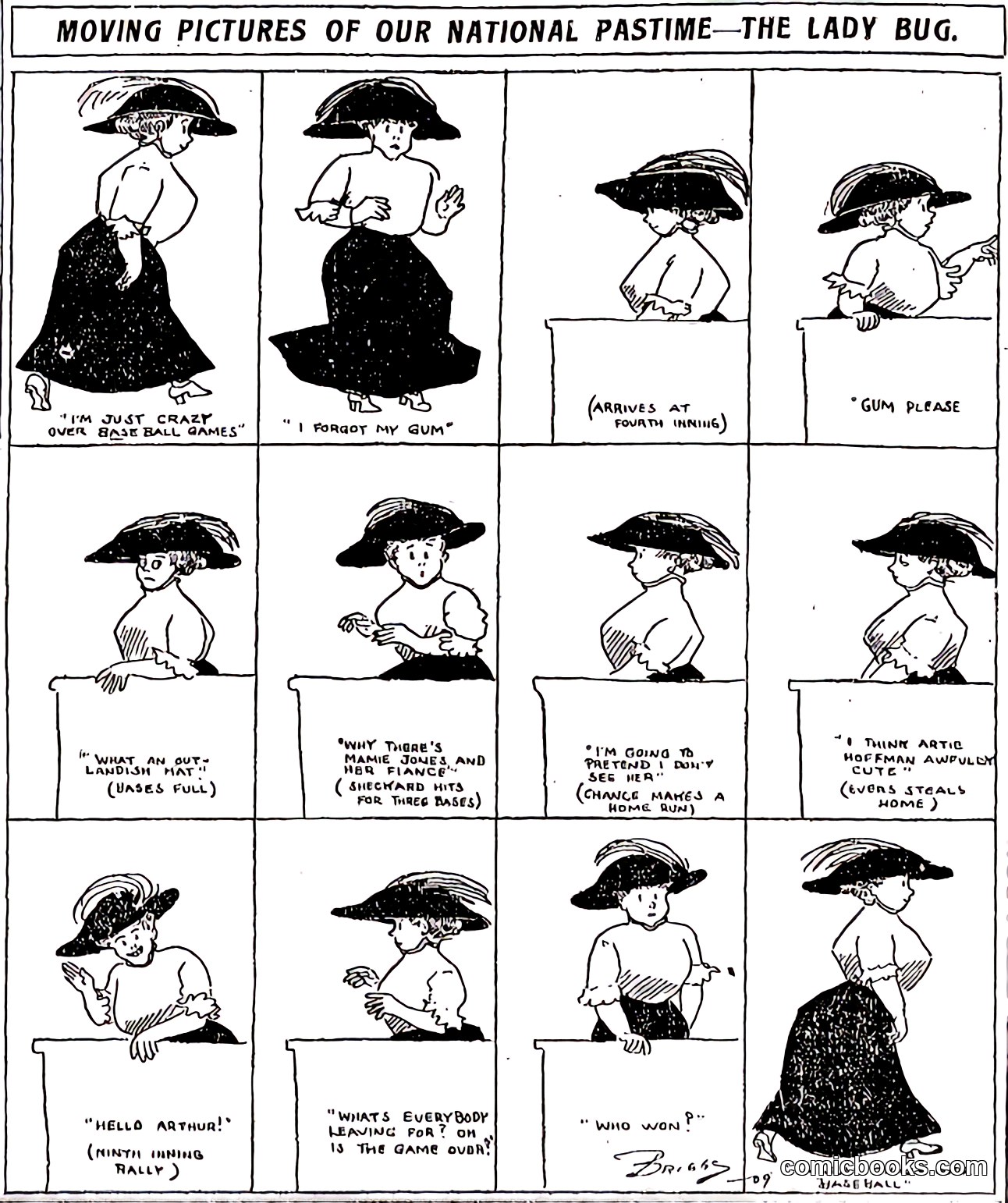 Moving Pictures of Our National Pastime—The Lady Bug