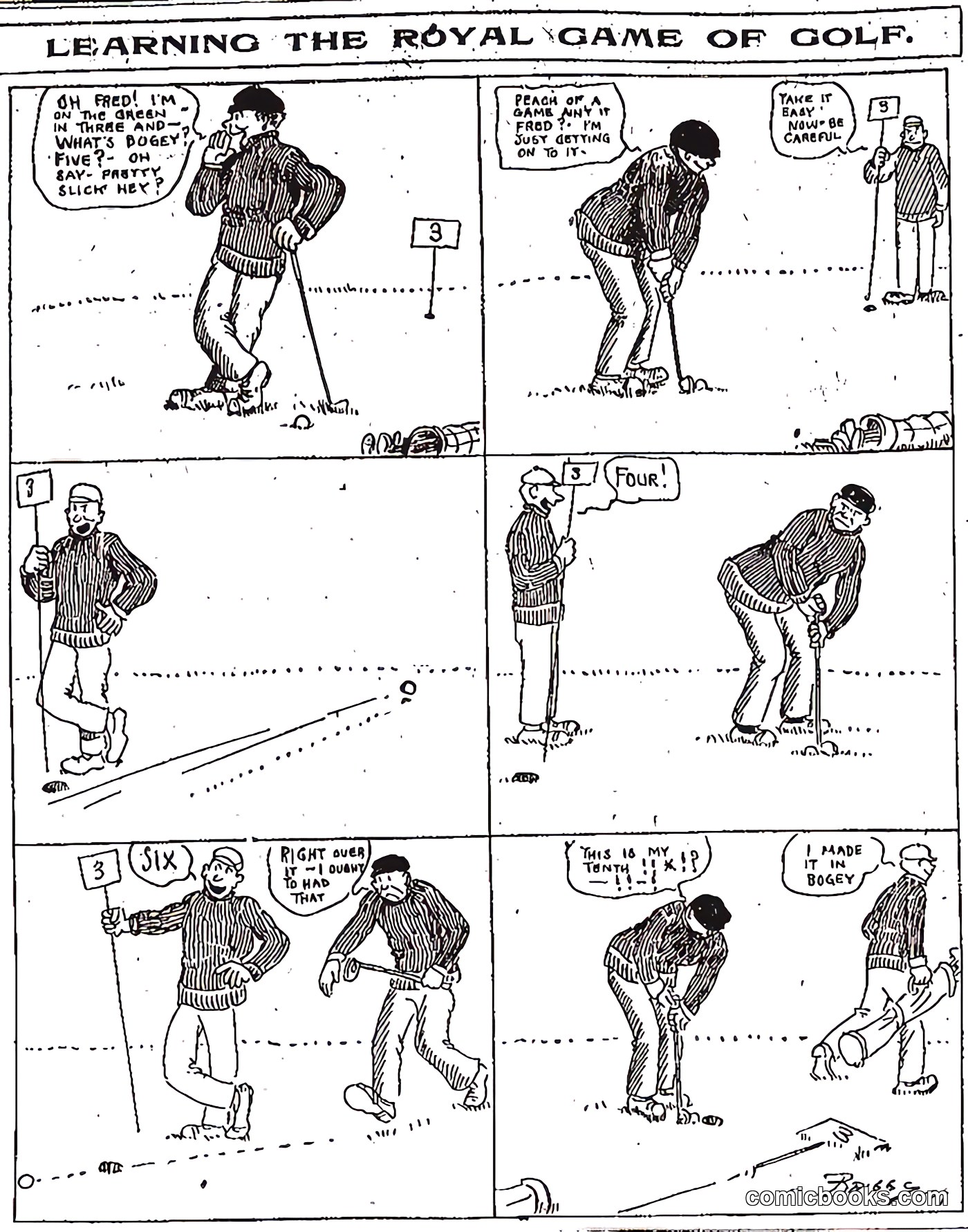 Learning the Royal Game of Golf