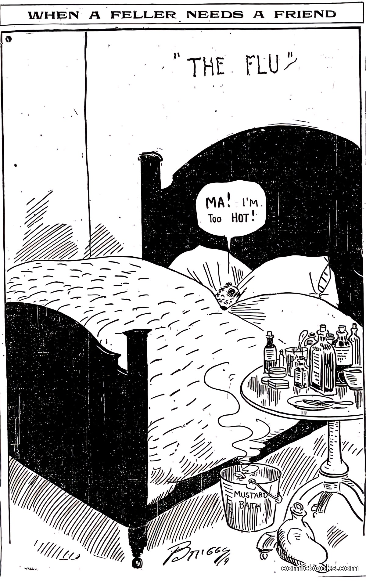 When a Feller Needs a Friend: "The Flu"
