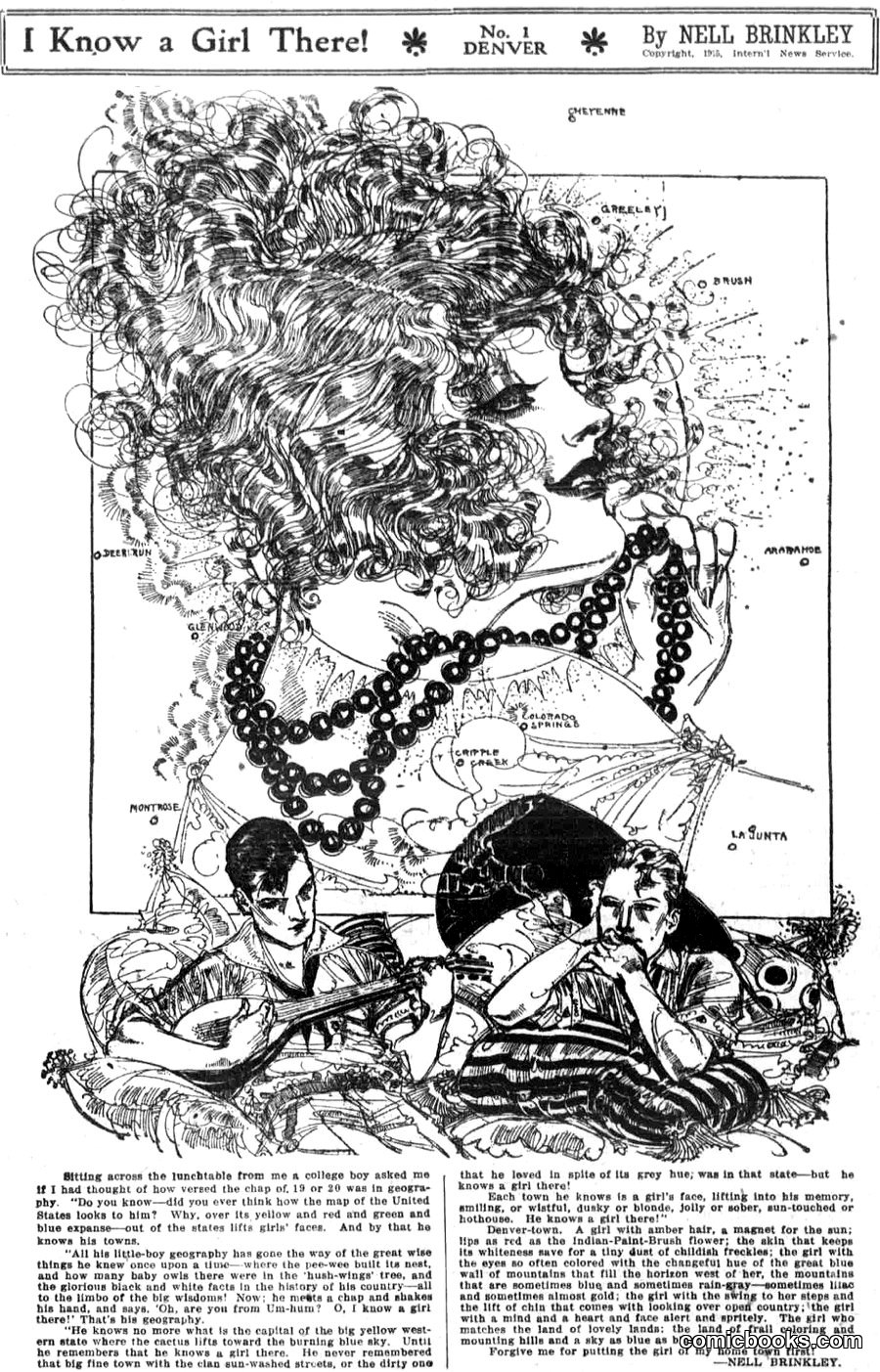 I Know a Girl There! by Nell Brinkley