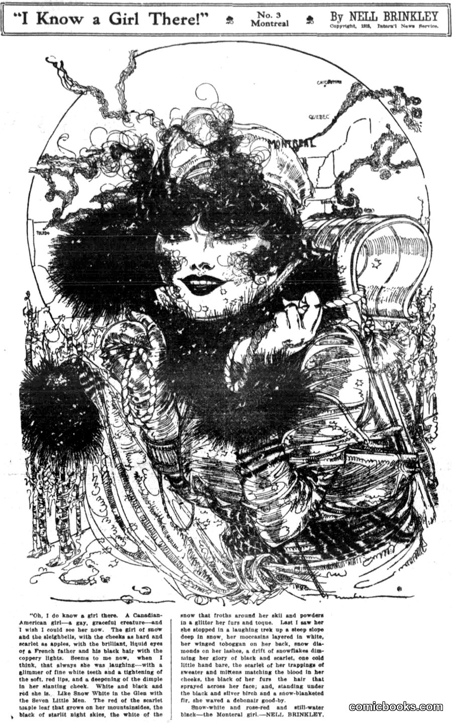 I Know a Girl There! by Nell Brinkley