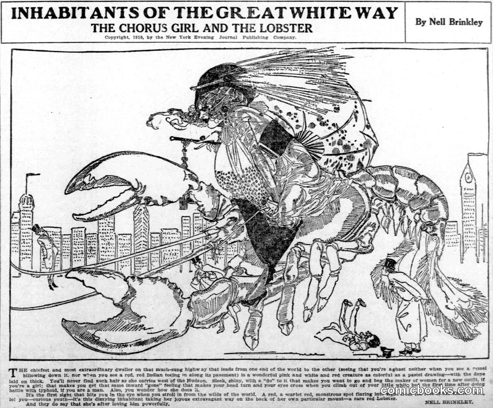Inhabitants of the Great White Way: The Chorus Girl and the Lobster