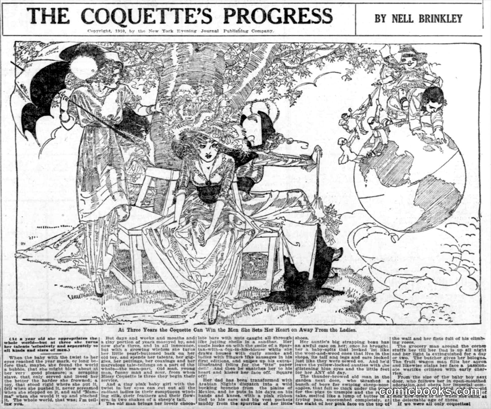 The Coquette's Progress by Nell Brinkley