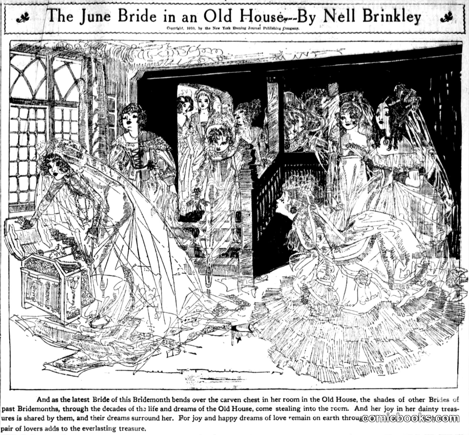 The June Bride in an Old House