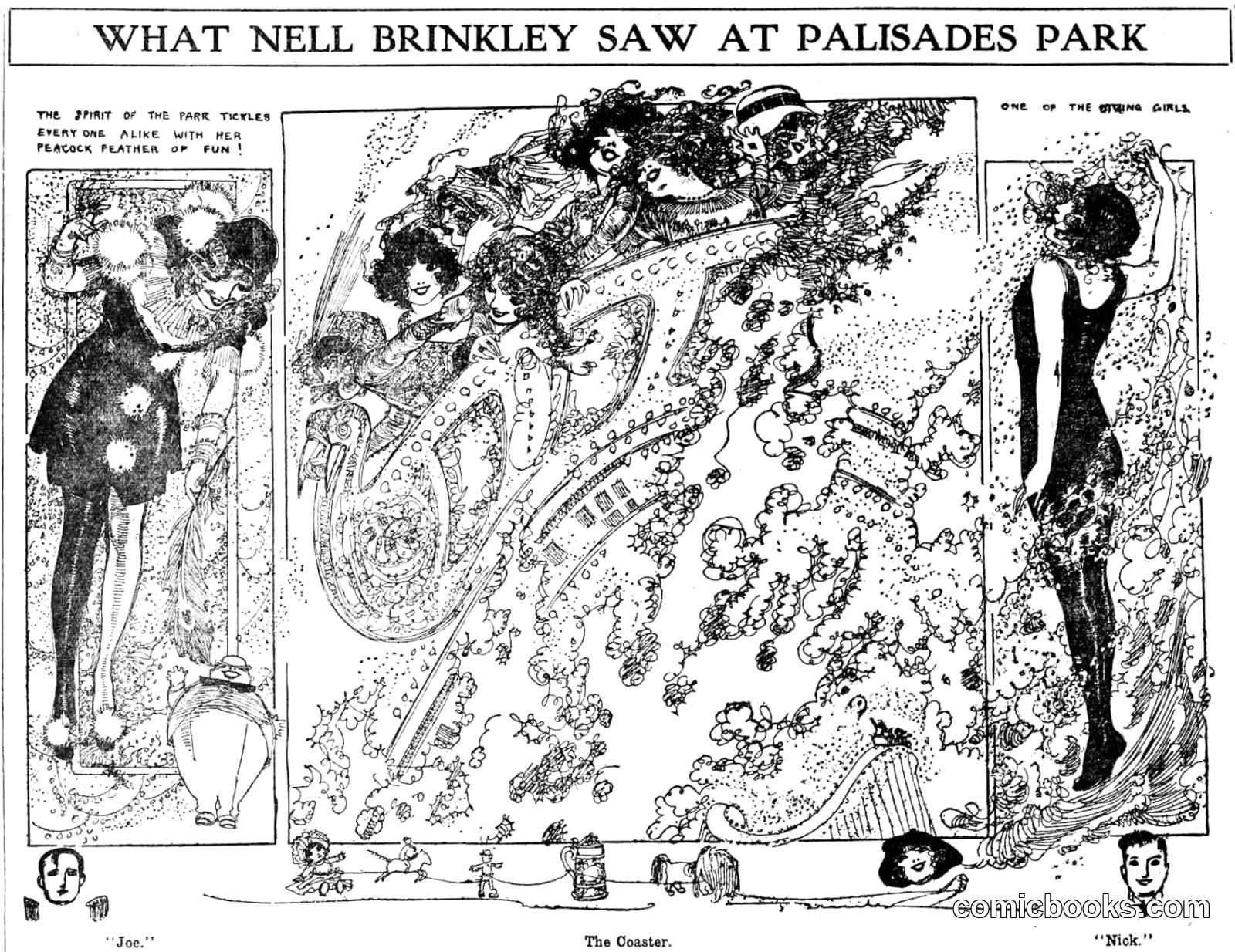 What Nell Brinkley Saw at Palisades Park