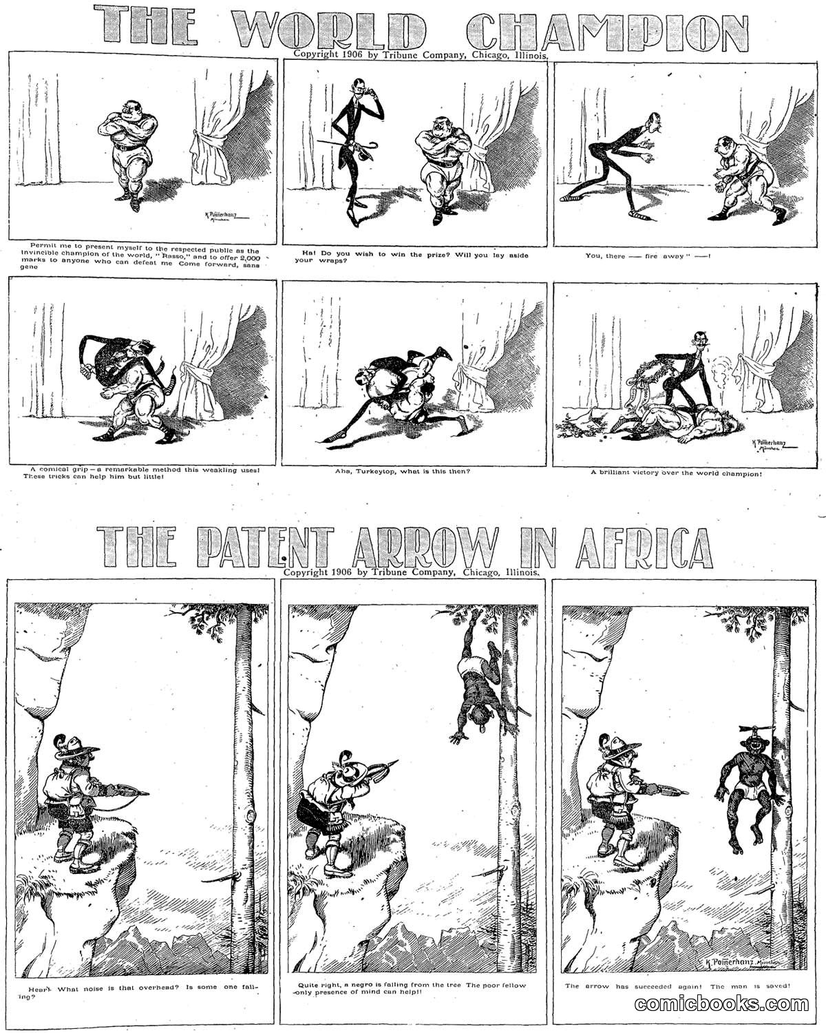Comic Strips from the Chicago Tribune, 1906