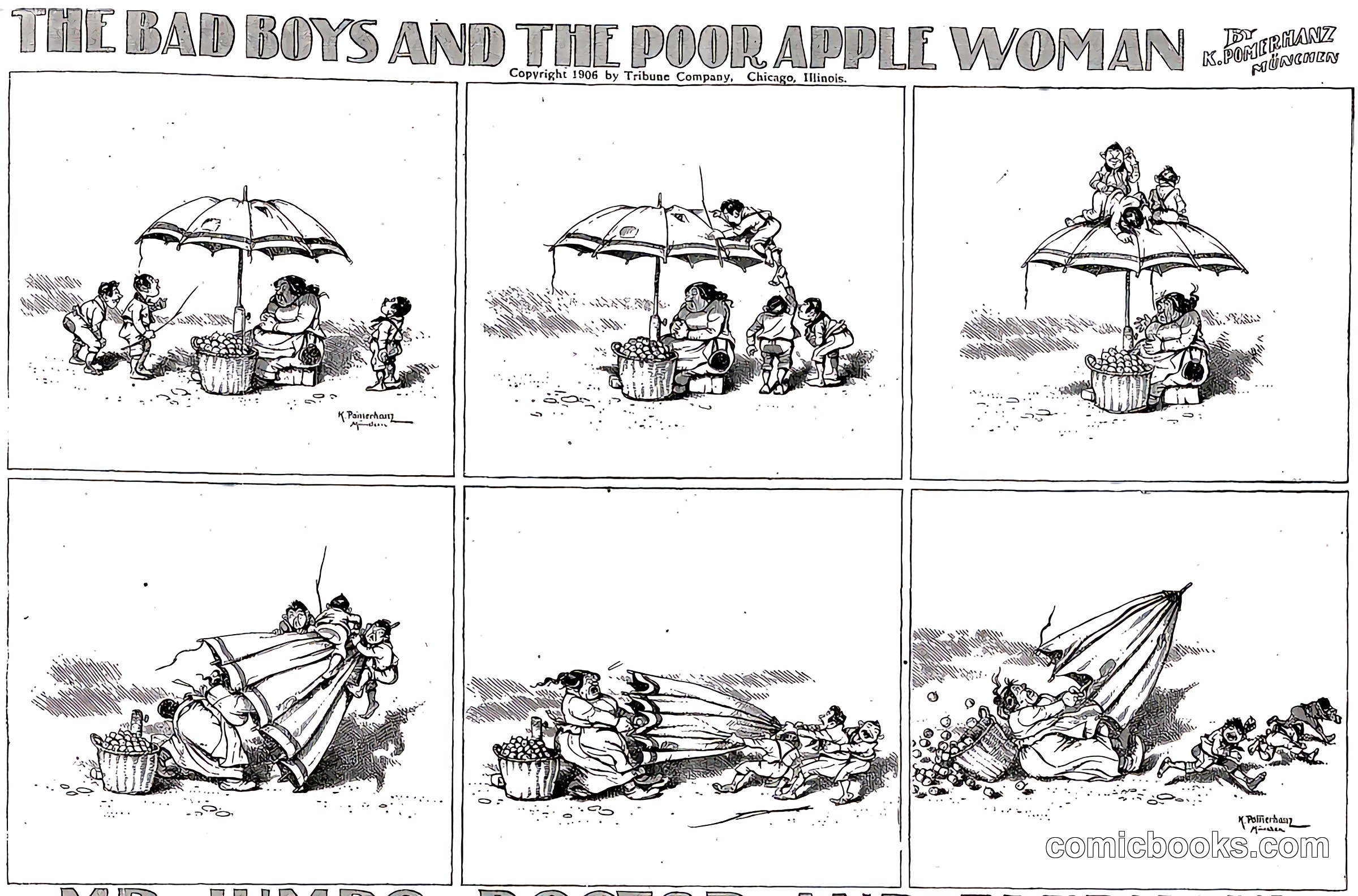 The Bad Boys and the Poor Apple Woman