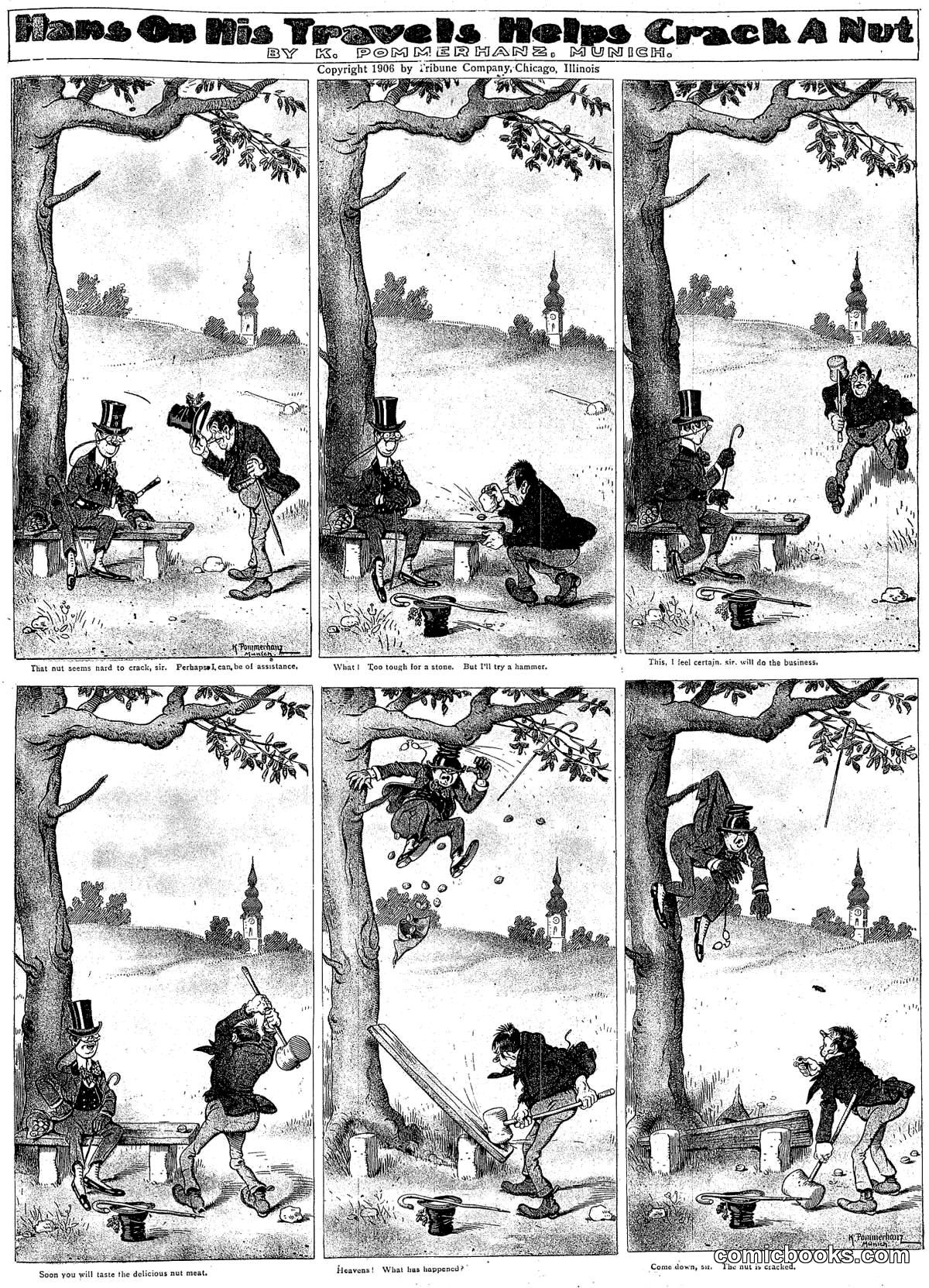 Hans on His Travels: He Crack a Nut