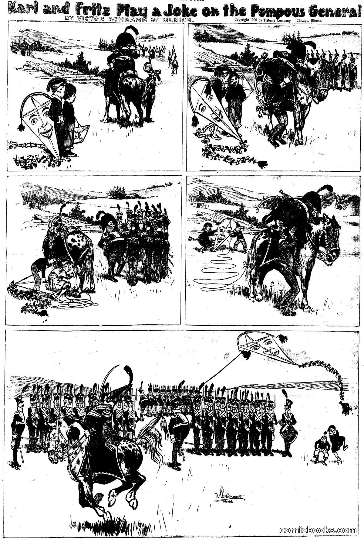 Karl and Fritz Play a Joke on the Pomeranian General