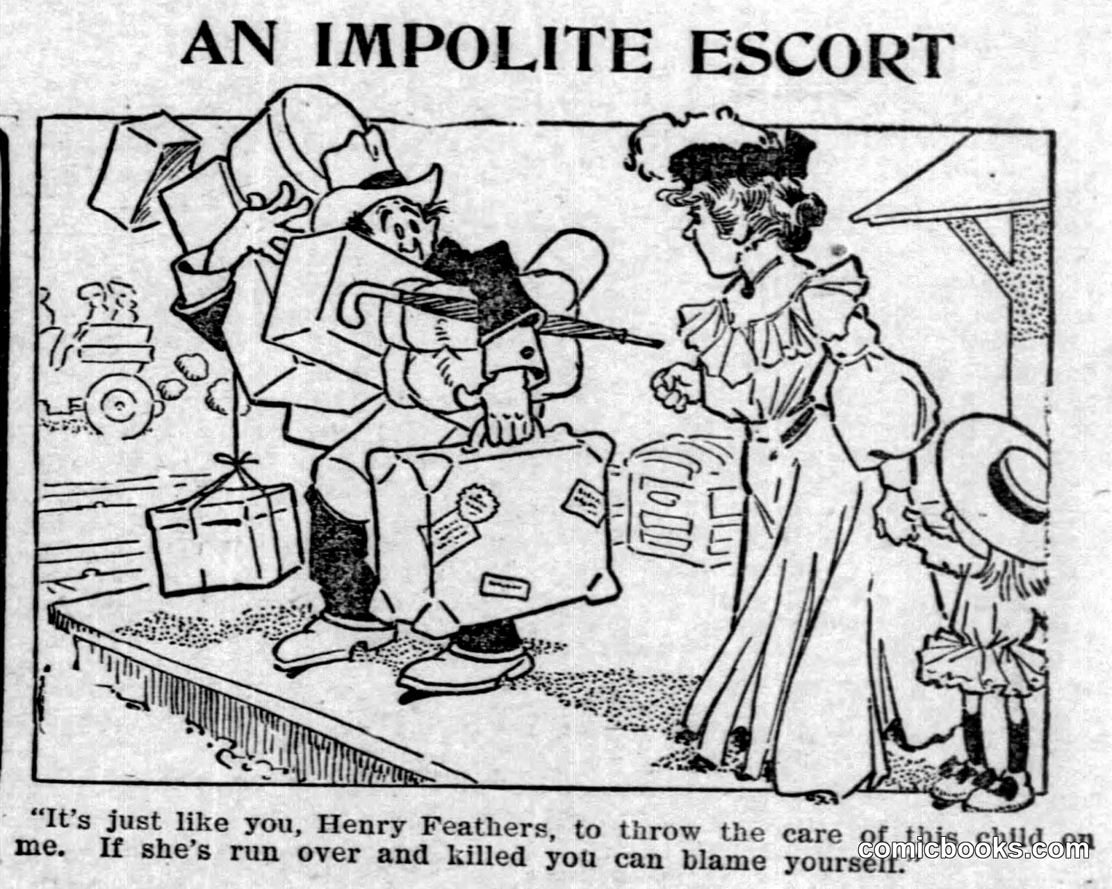 An Impolite Escort