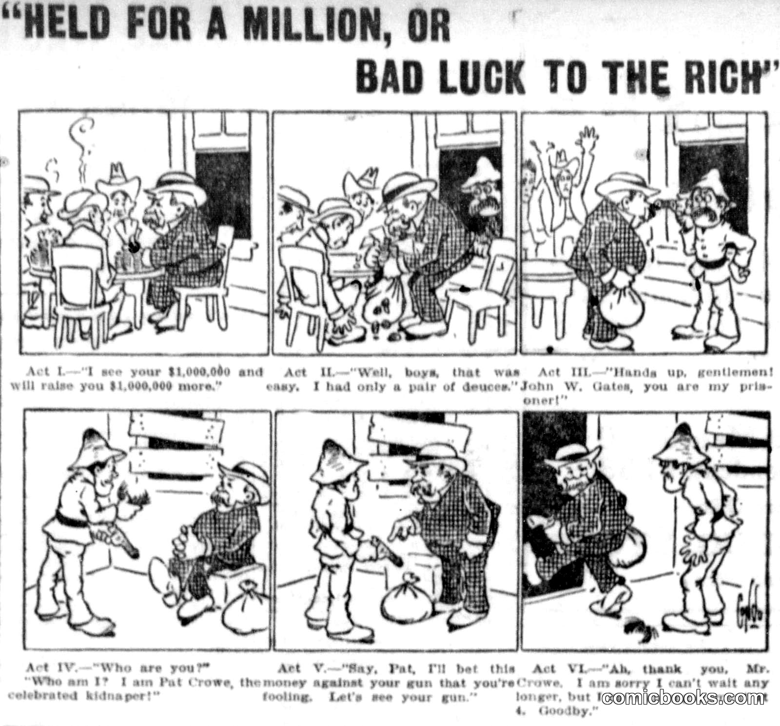 Held for a Million, or Bad Luck to the Rich