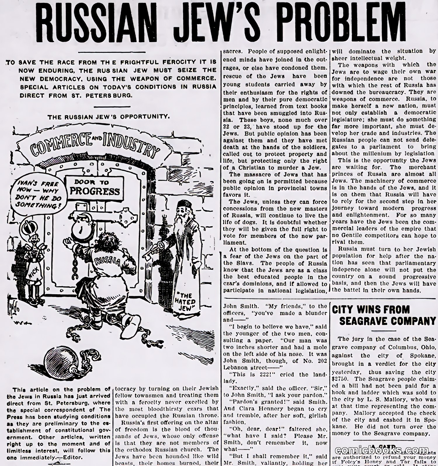 Russian Jew's Problem