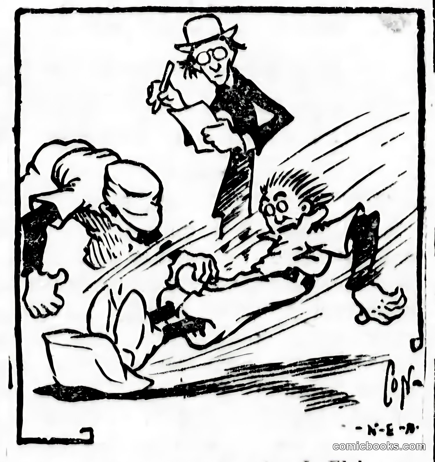 Comic Strip Panel