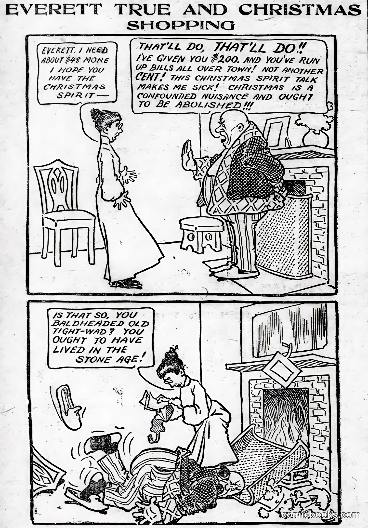 Everett True and Christmas Shopping