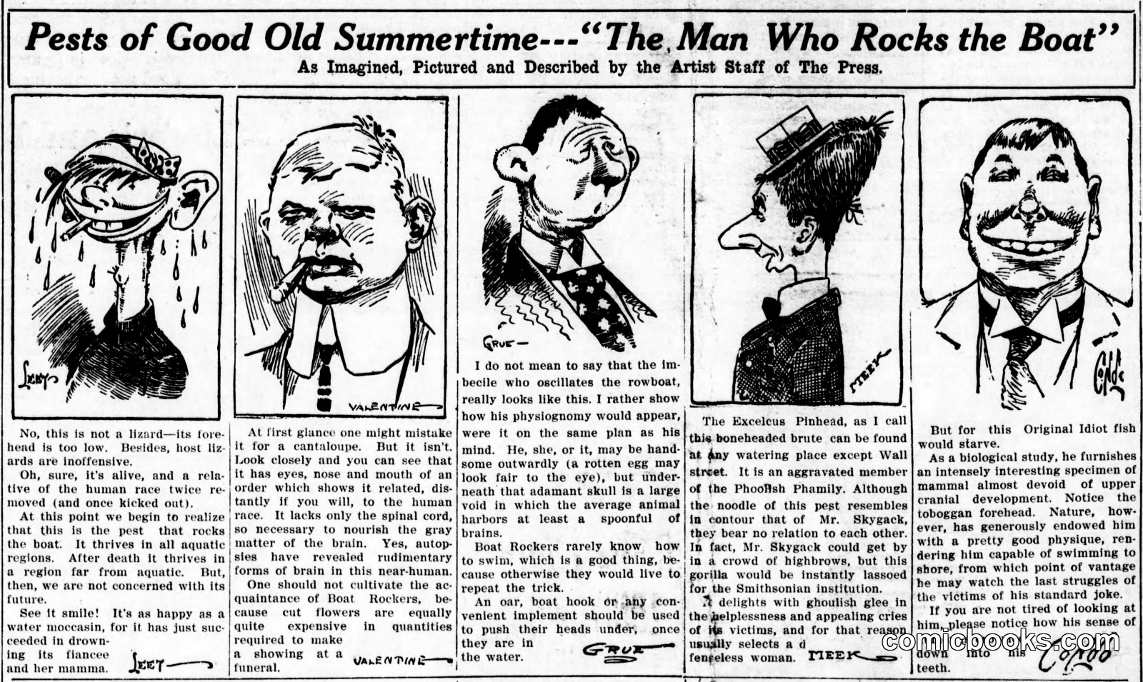 Pests of Good Old Summertime: 'The Man Who Rocks the Boat'