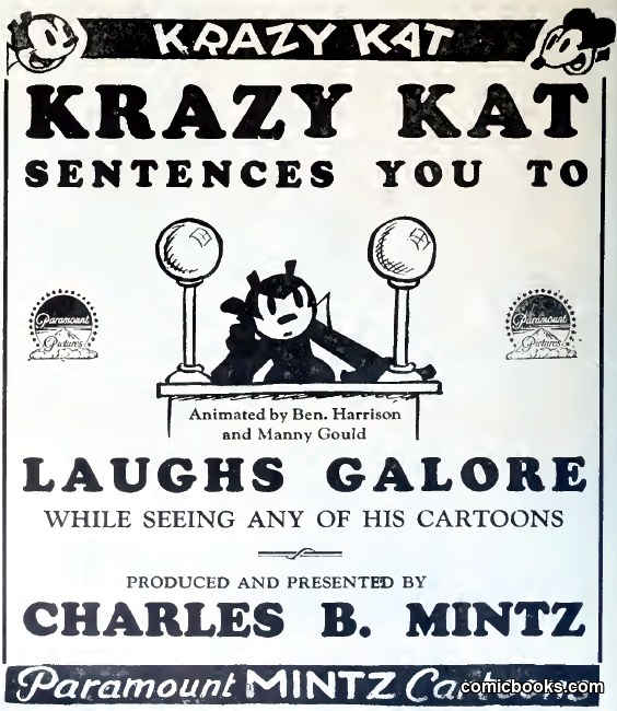 Krazy Kat Animation Poster