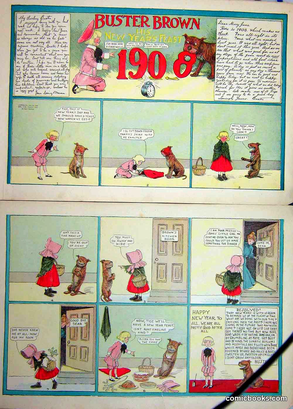 Buster Brown New Year's Feast