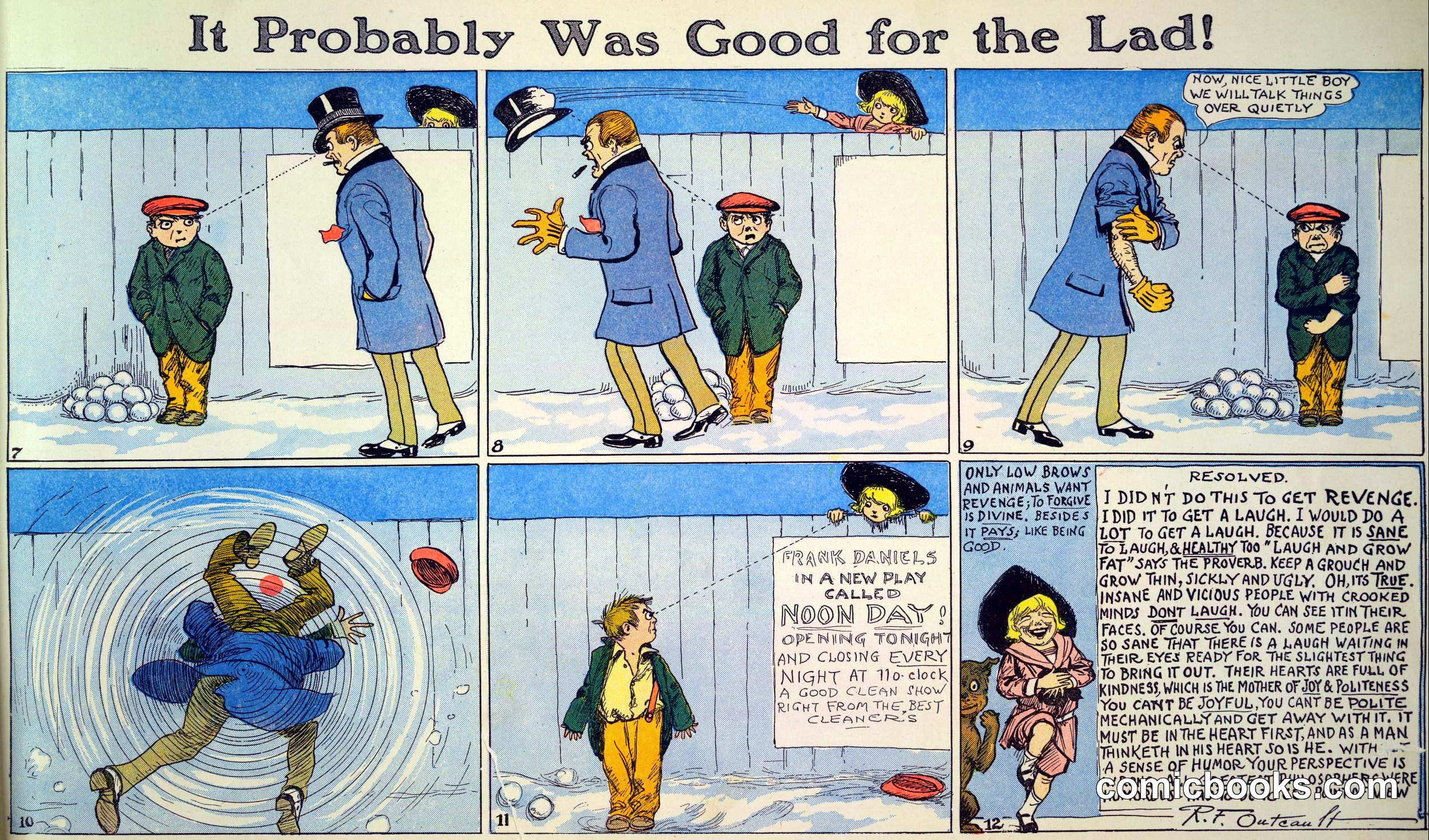 Buster Brown: 'It Probably Was Good for the Lad!'