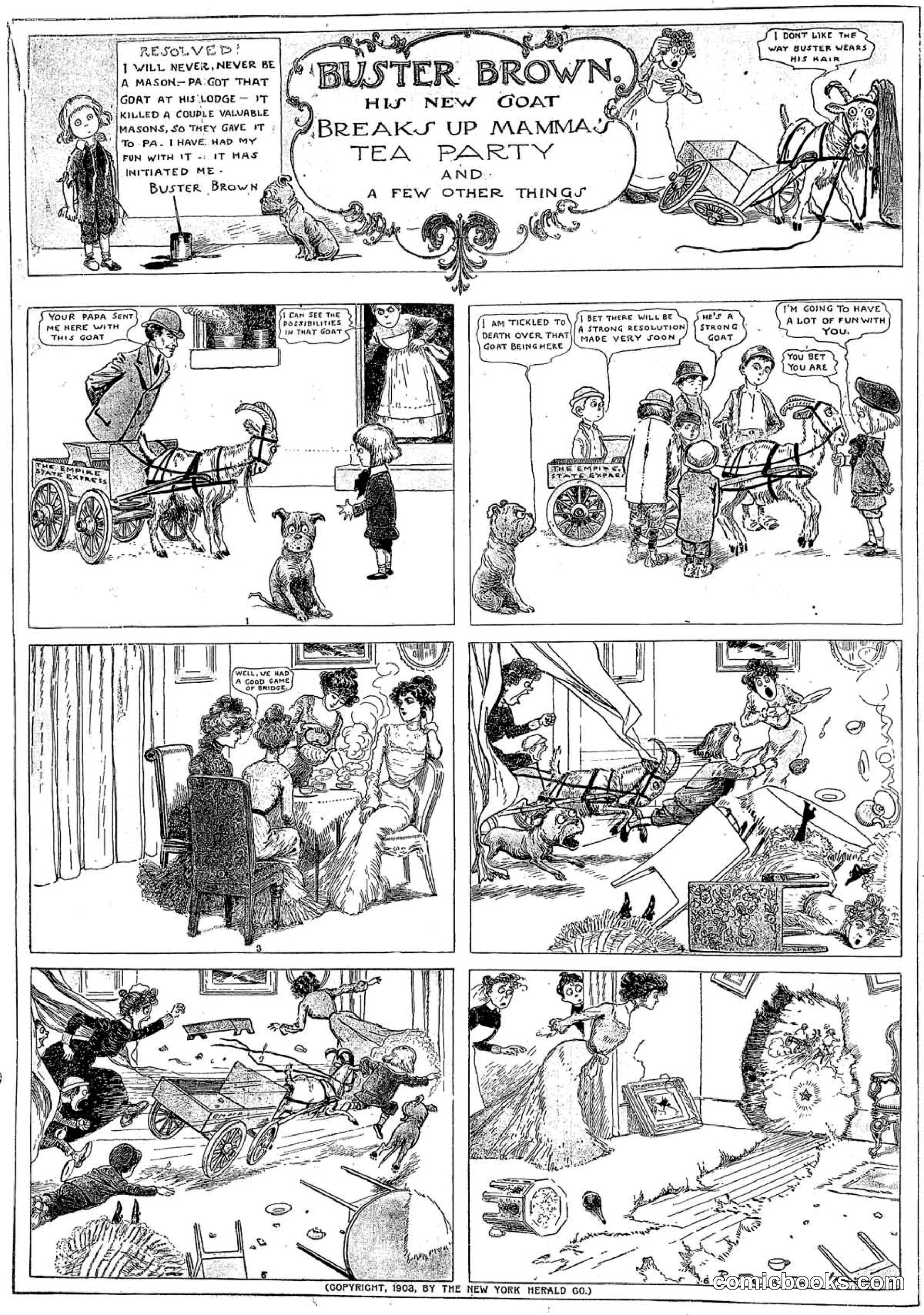Buster Brown newspaper strip