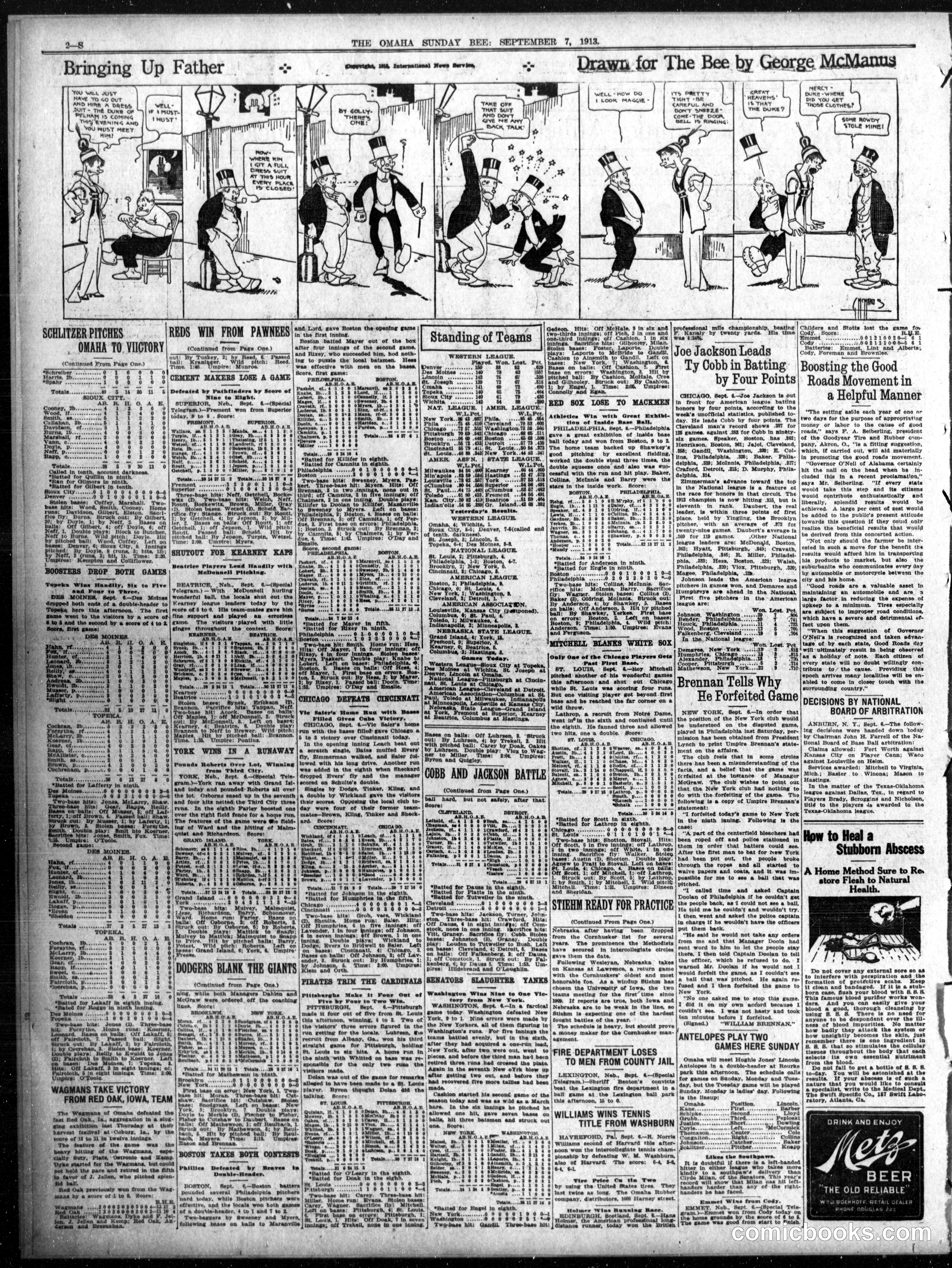 Bringing Up Father — Omaha Sunday Bee, September 7, 1913