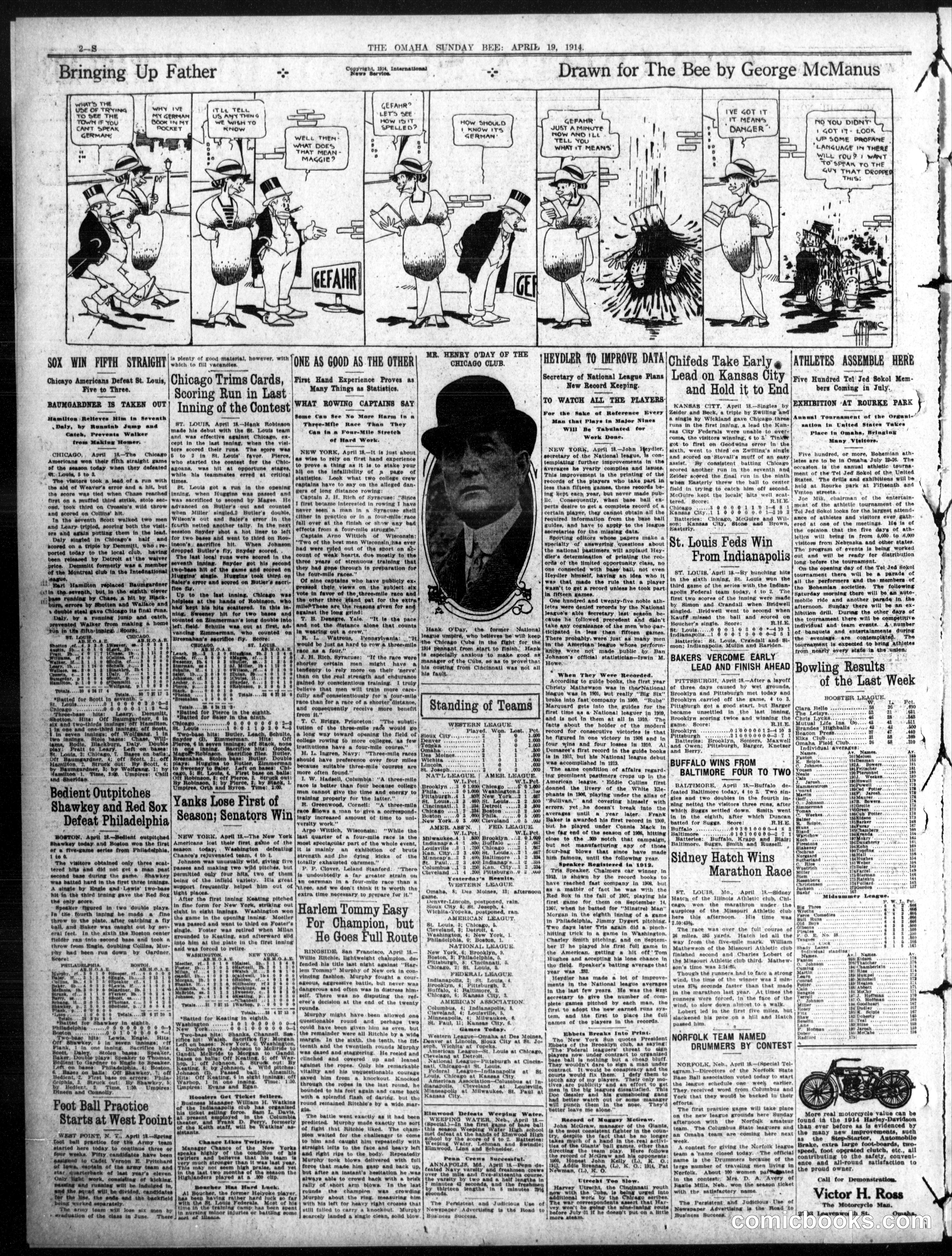 Bringing Up Father — Omaha Daily Bee, April 19, 1914