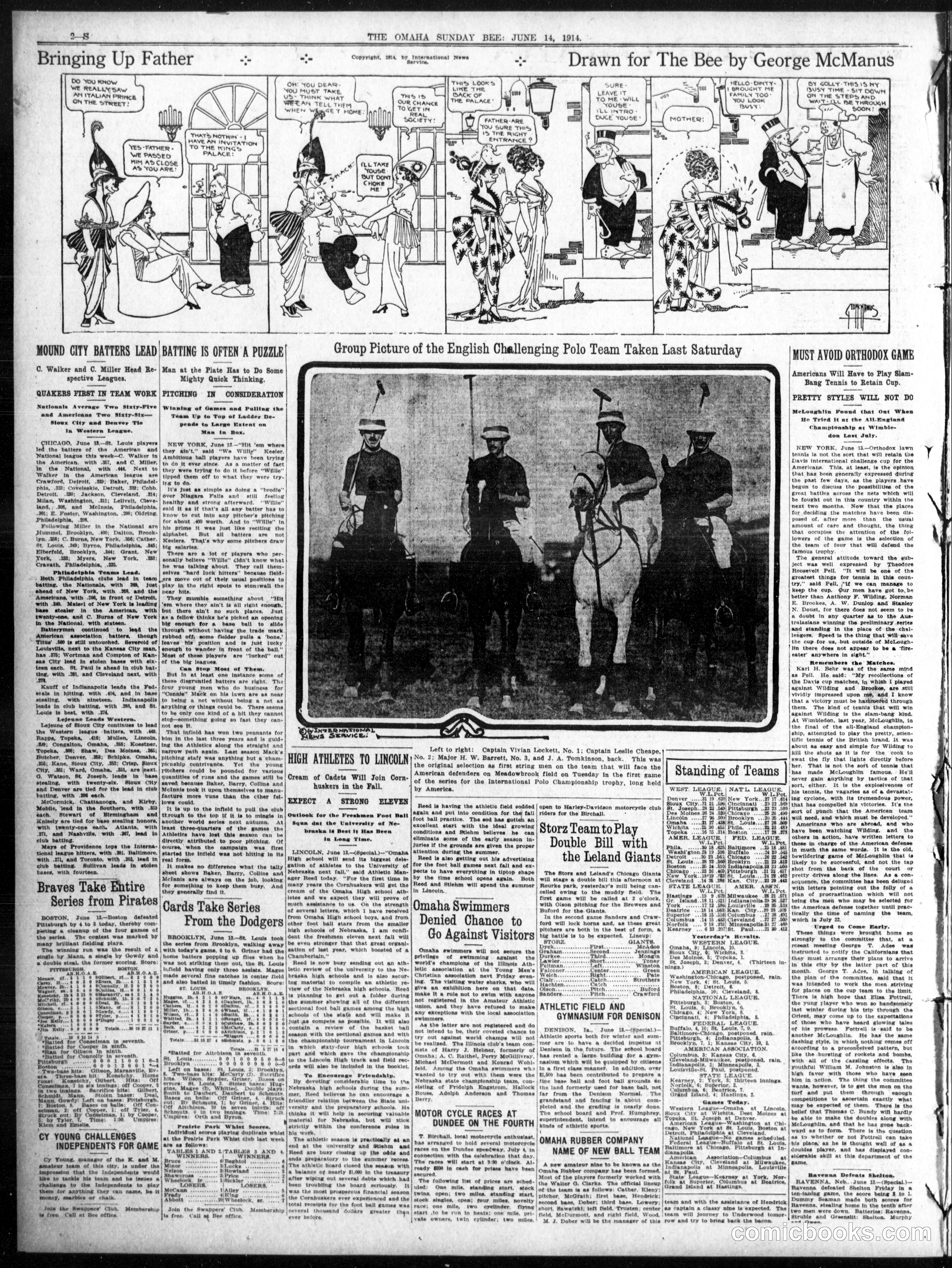 Bringing Up Father — Omaha Daily Bee, June 14, 1914