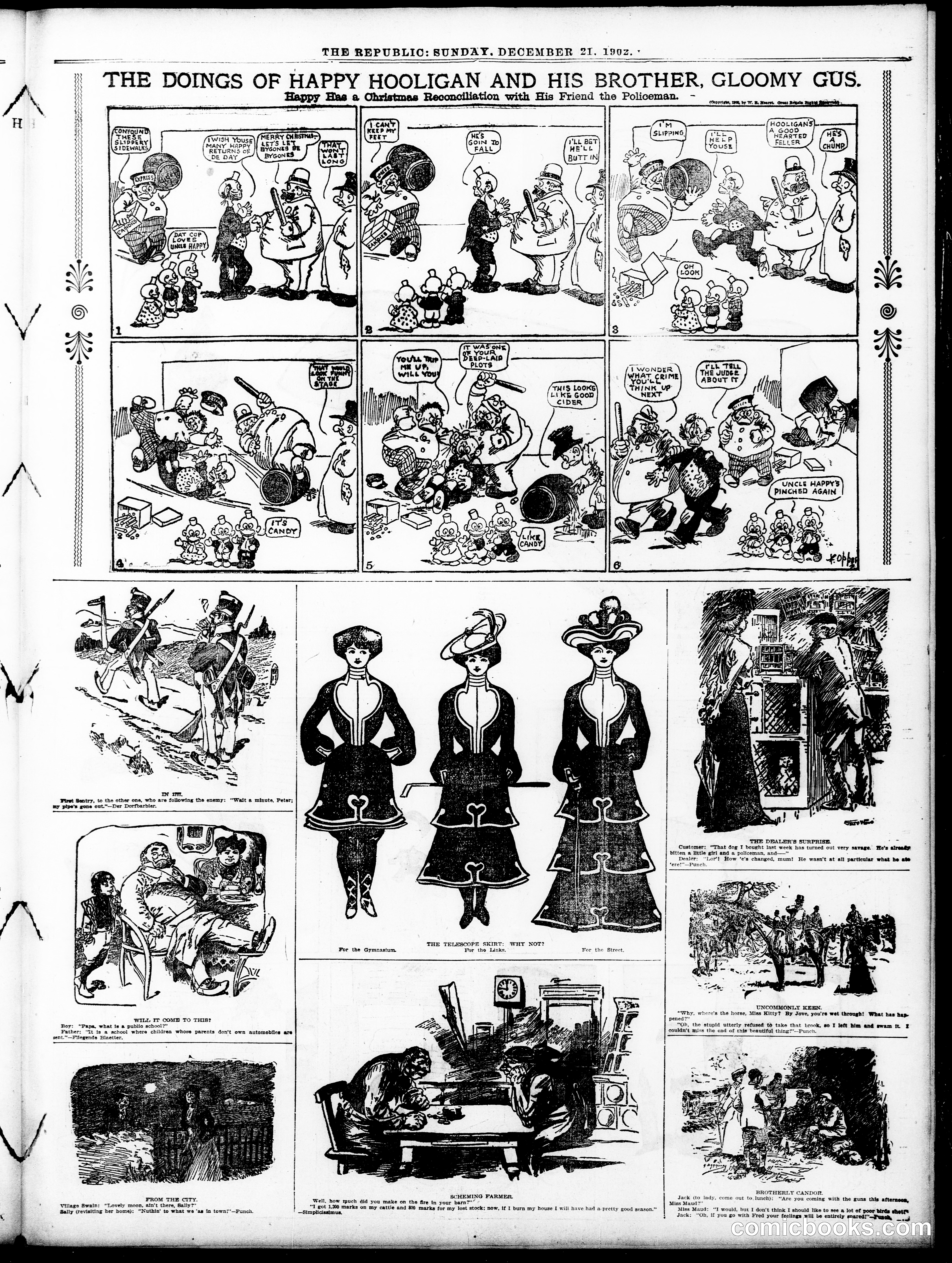 Happy Hooligan — St. Louis Republic, December 21, 1902