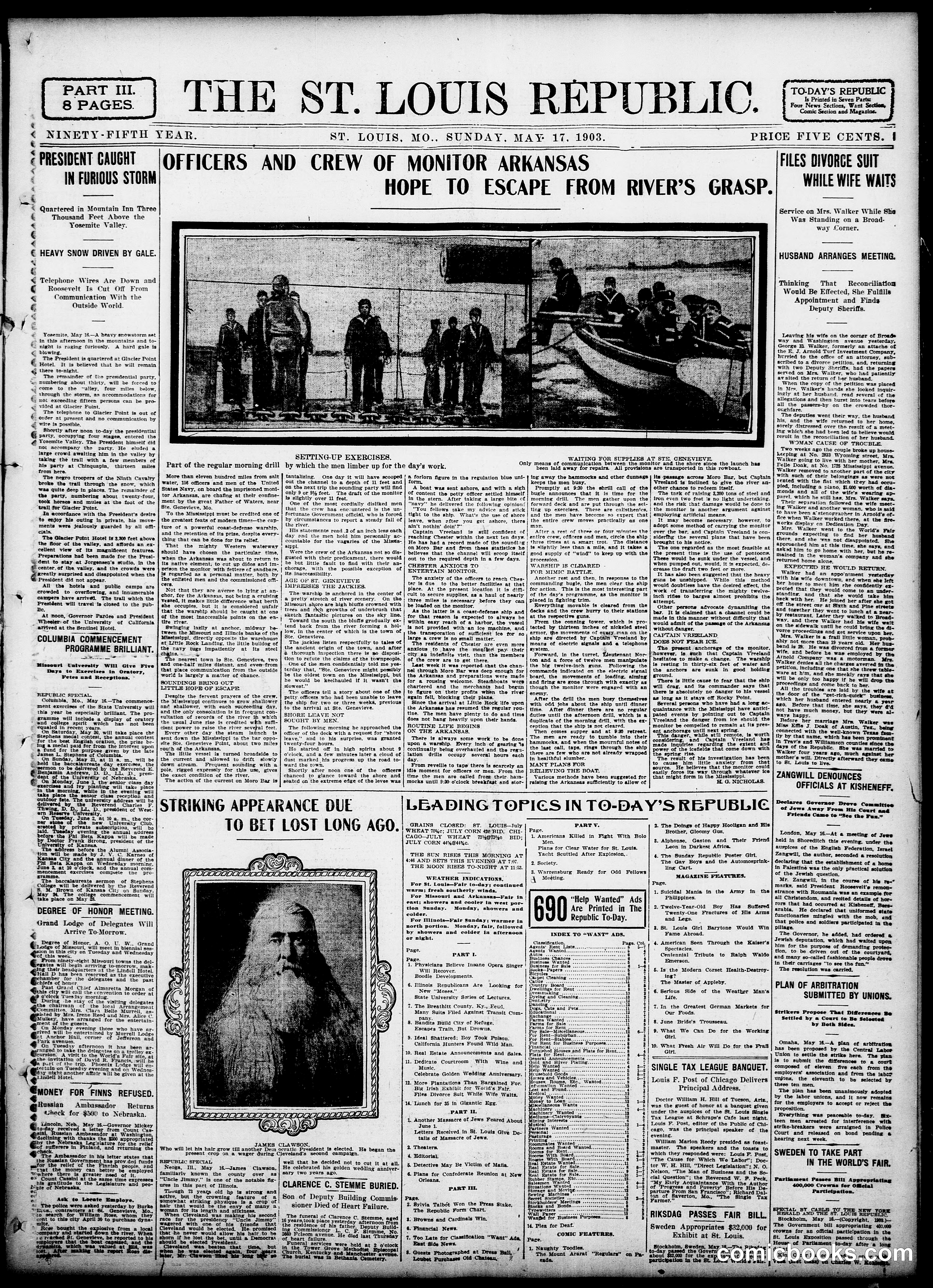 Happy Hooligan — St. Louis Republic, May 17, 1903