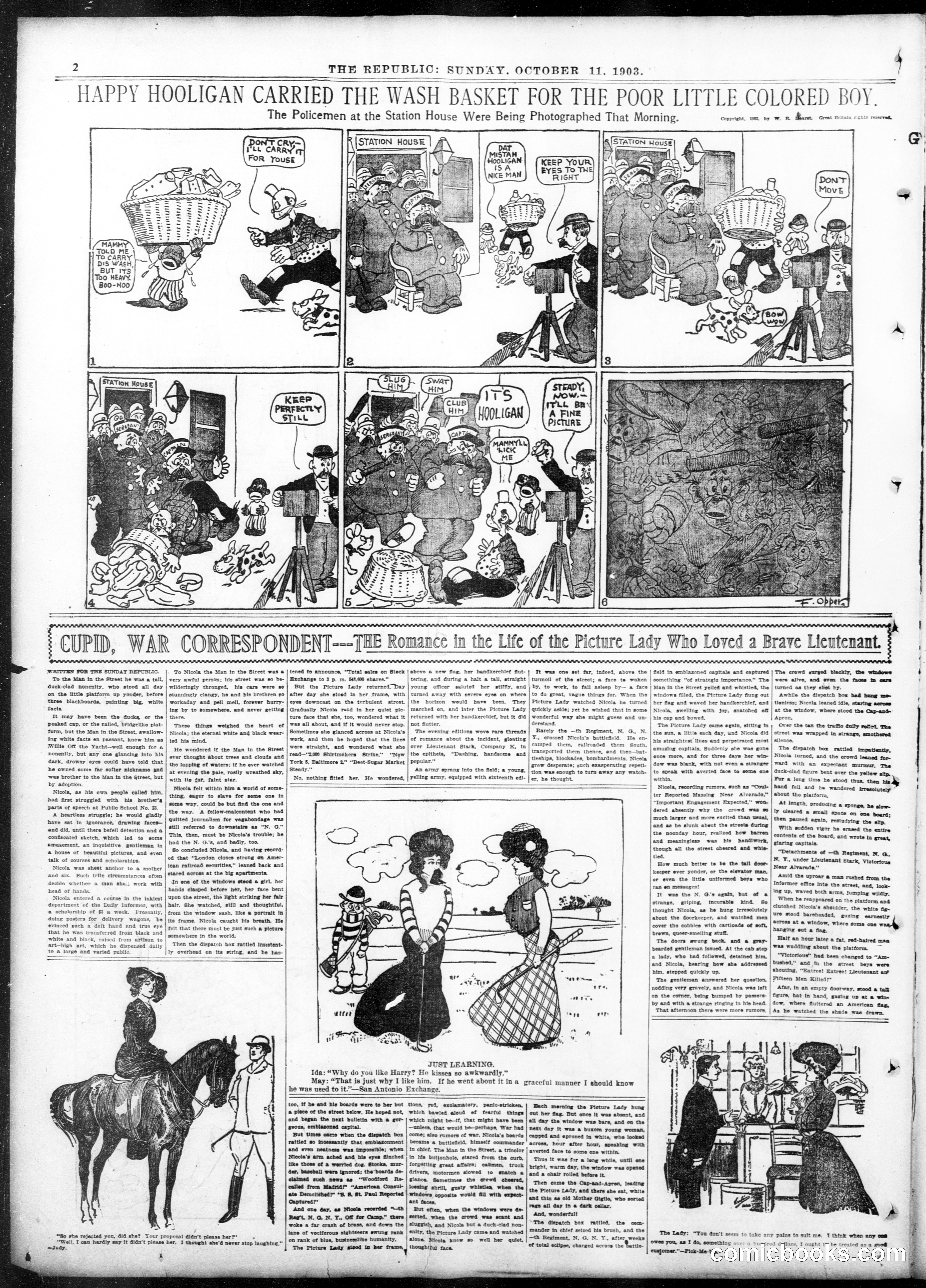 Happy Hooligan — St. Louis Republic, October 11, 1903