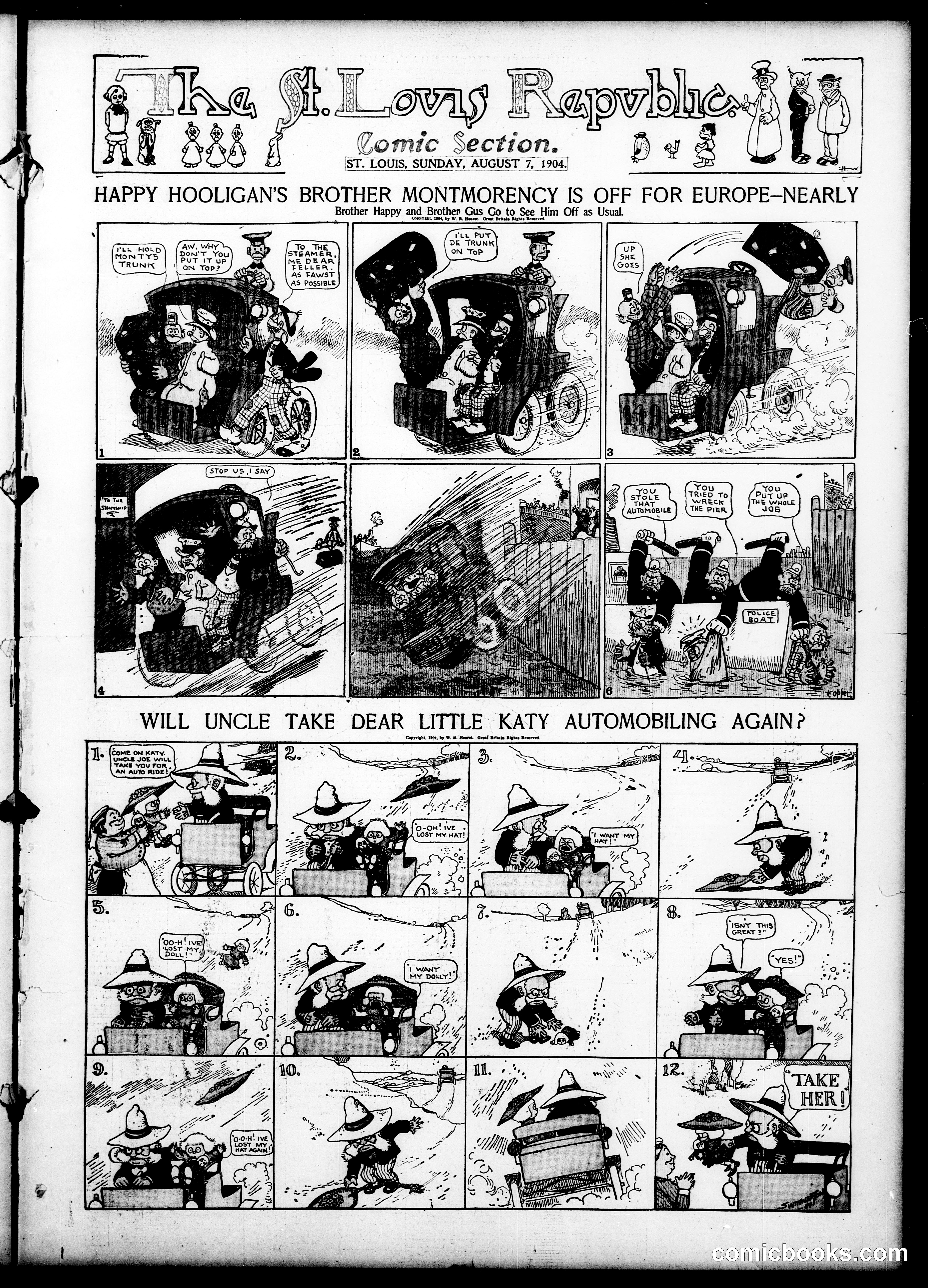 Happy Hooligan — St. Louis Republic, August 7, 1904