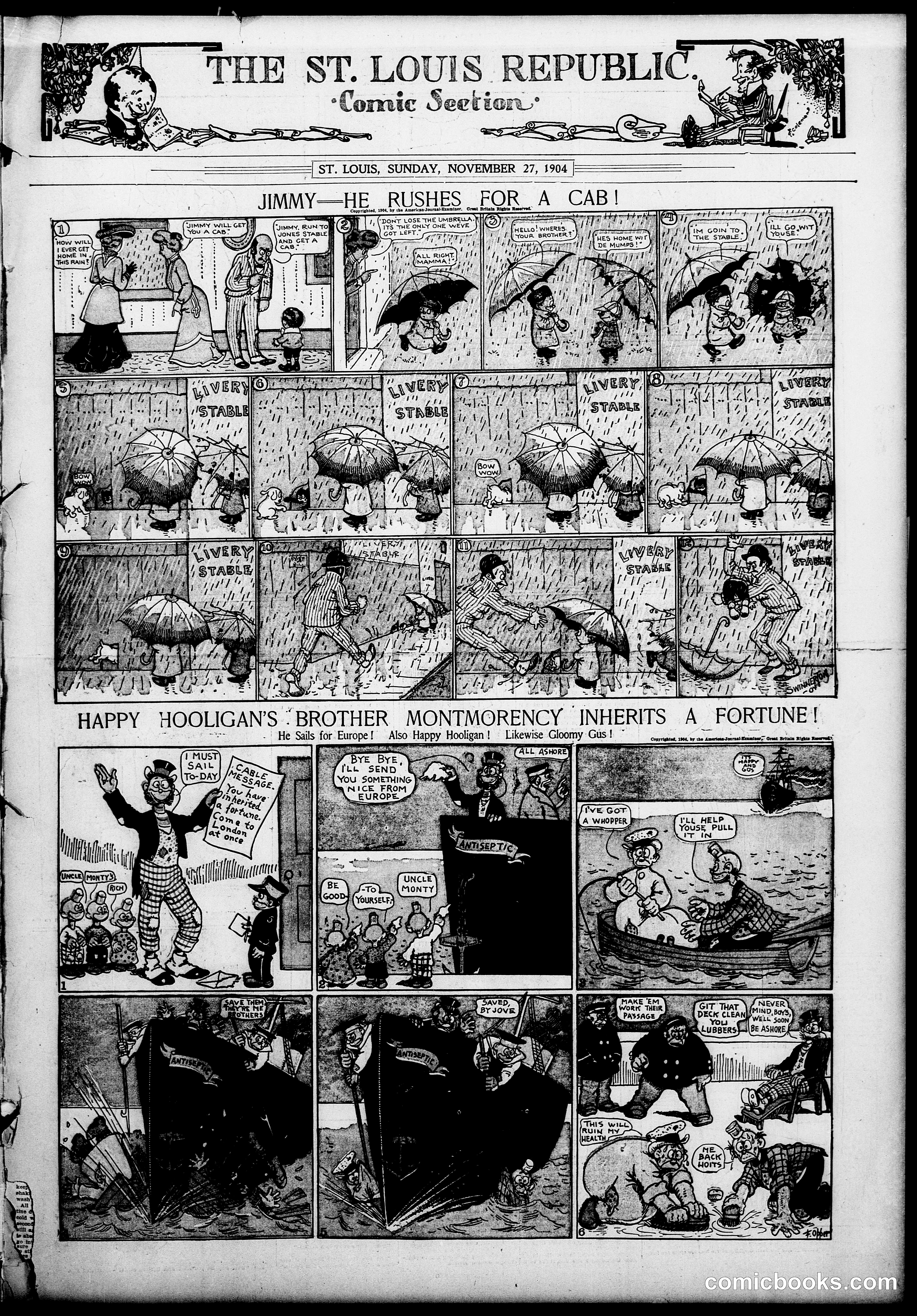 Happy Hooligan — St. Louis Republic, November 27, 1904