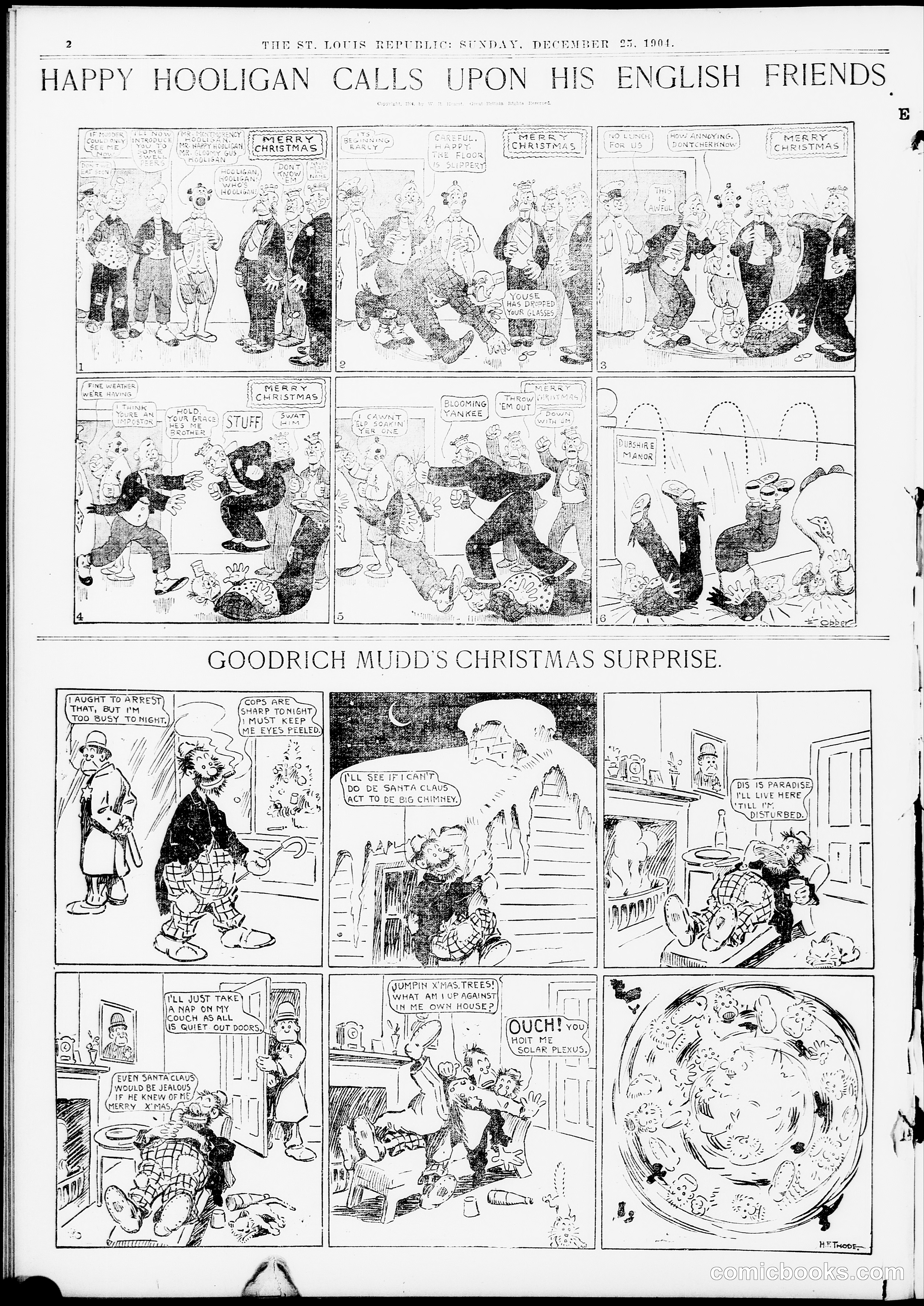 Happy Hooligan — St. Louis Republic, December 25, 1904