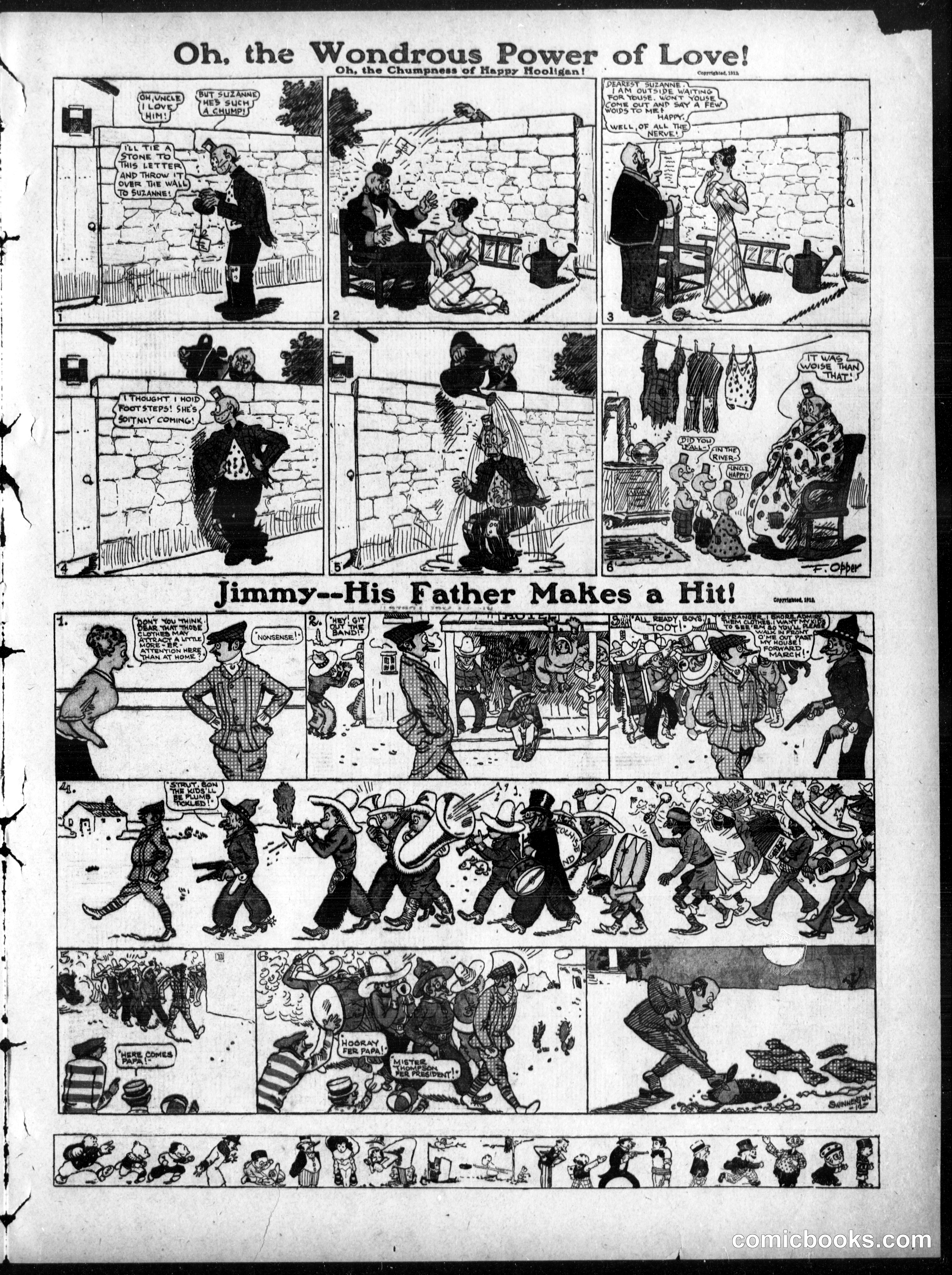 Happy Hooligan — Omaha Daily Bee, October 27, 1912
