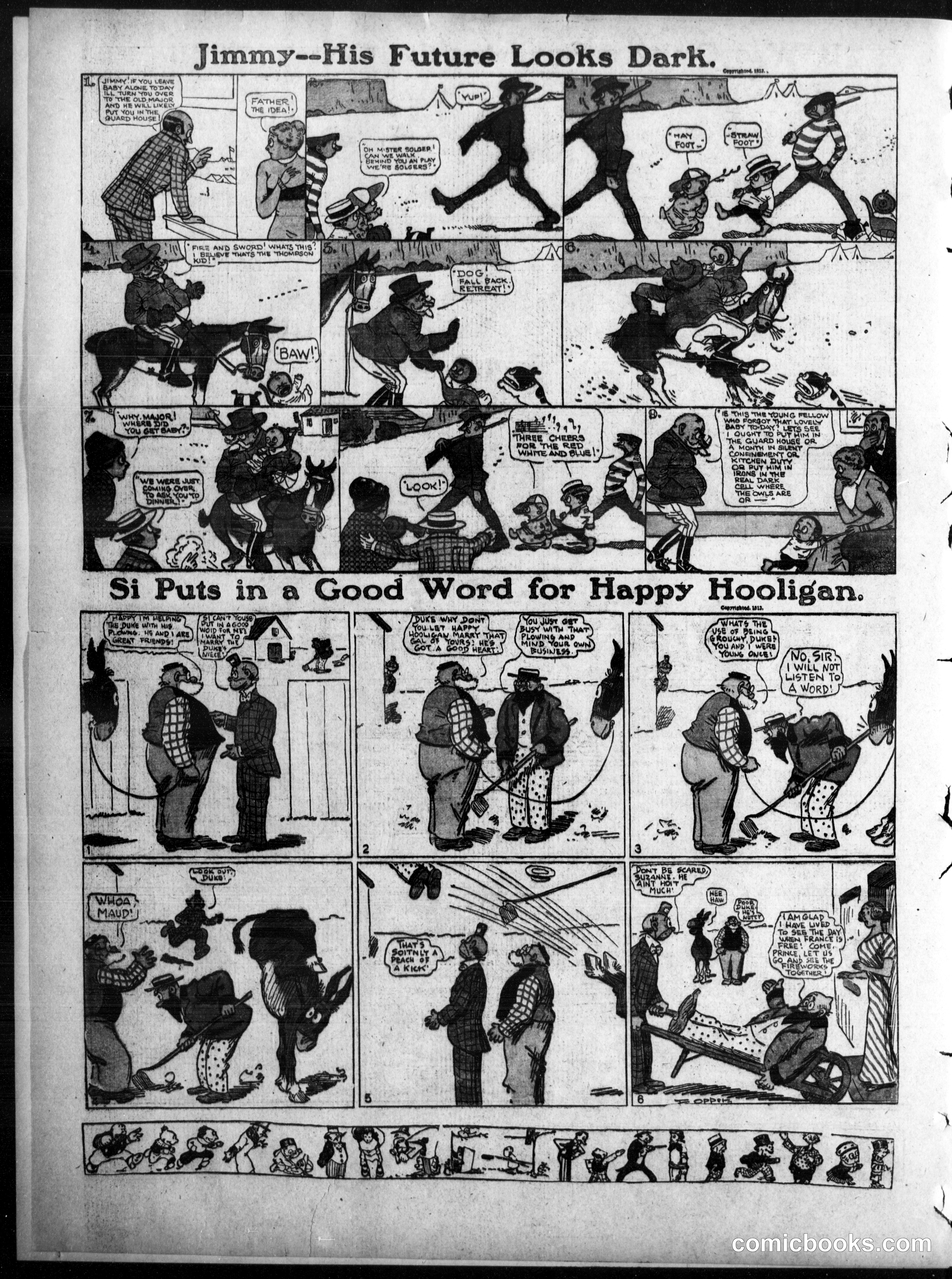 Happy Hooligan — Omaha Daily Bee, December 15, 1912