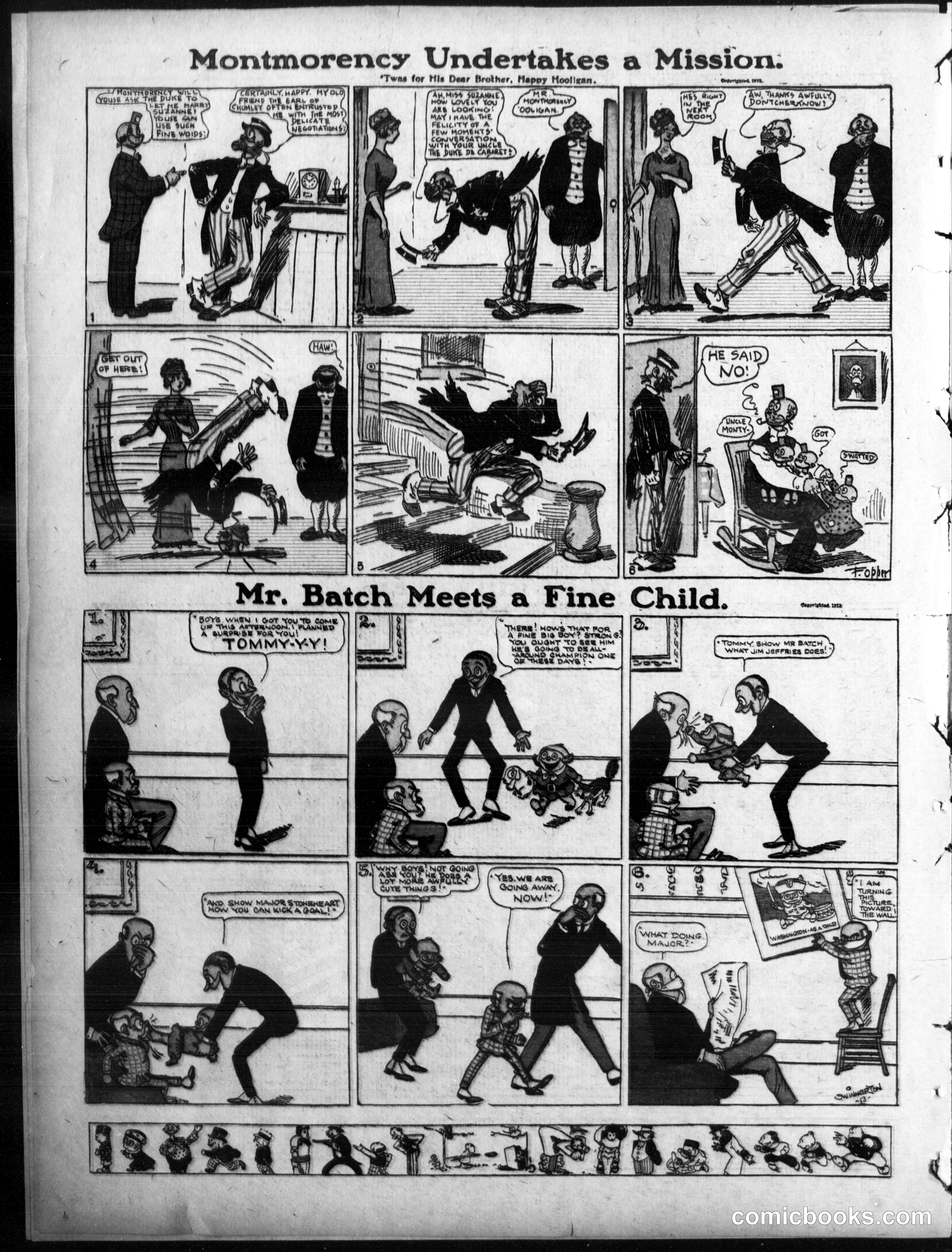 Happy Hooligan — Omaha Daily Bee, March 2, 1913