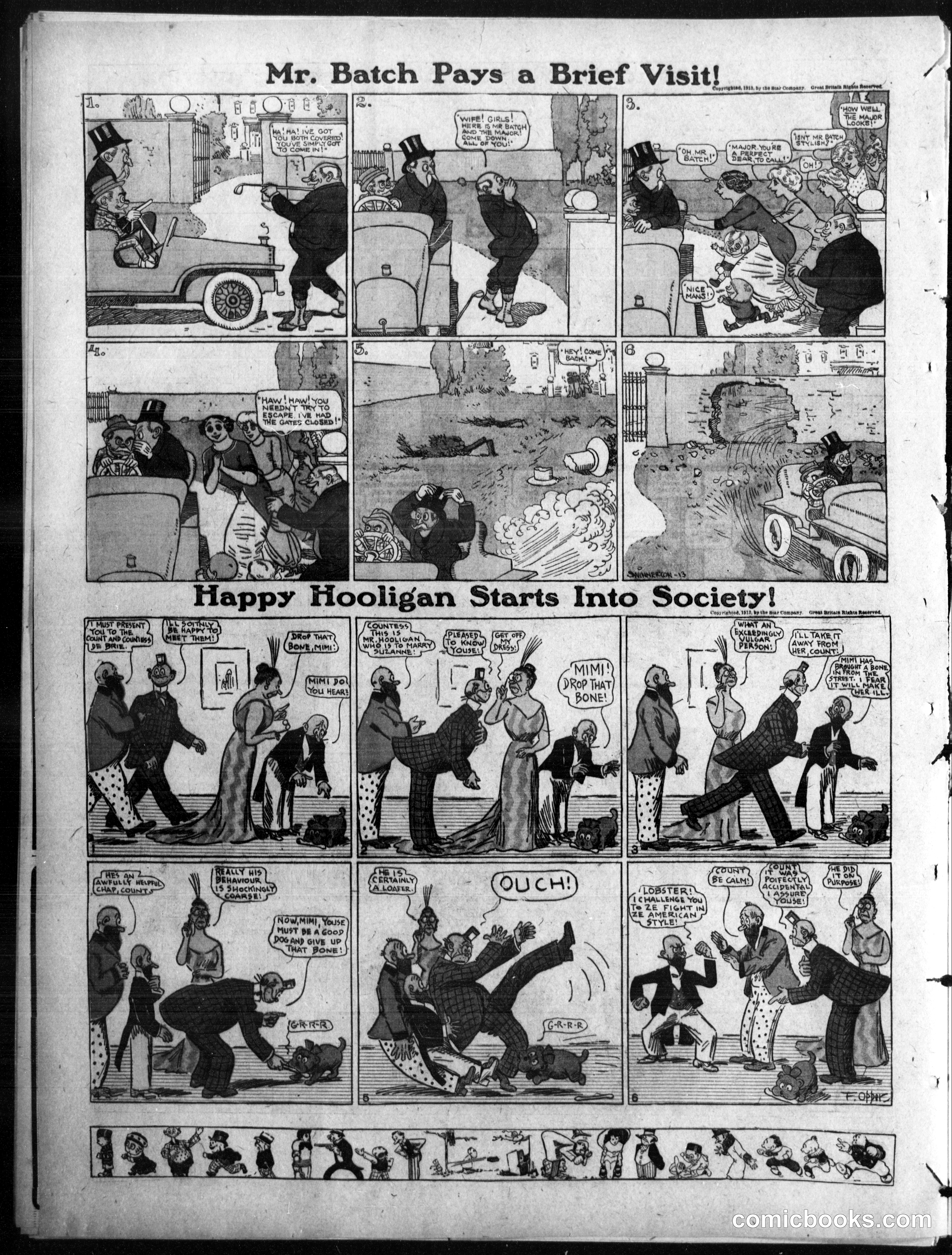Happy Hooligan — Omaha Daily Bee, June 8, 1913
