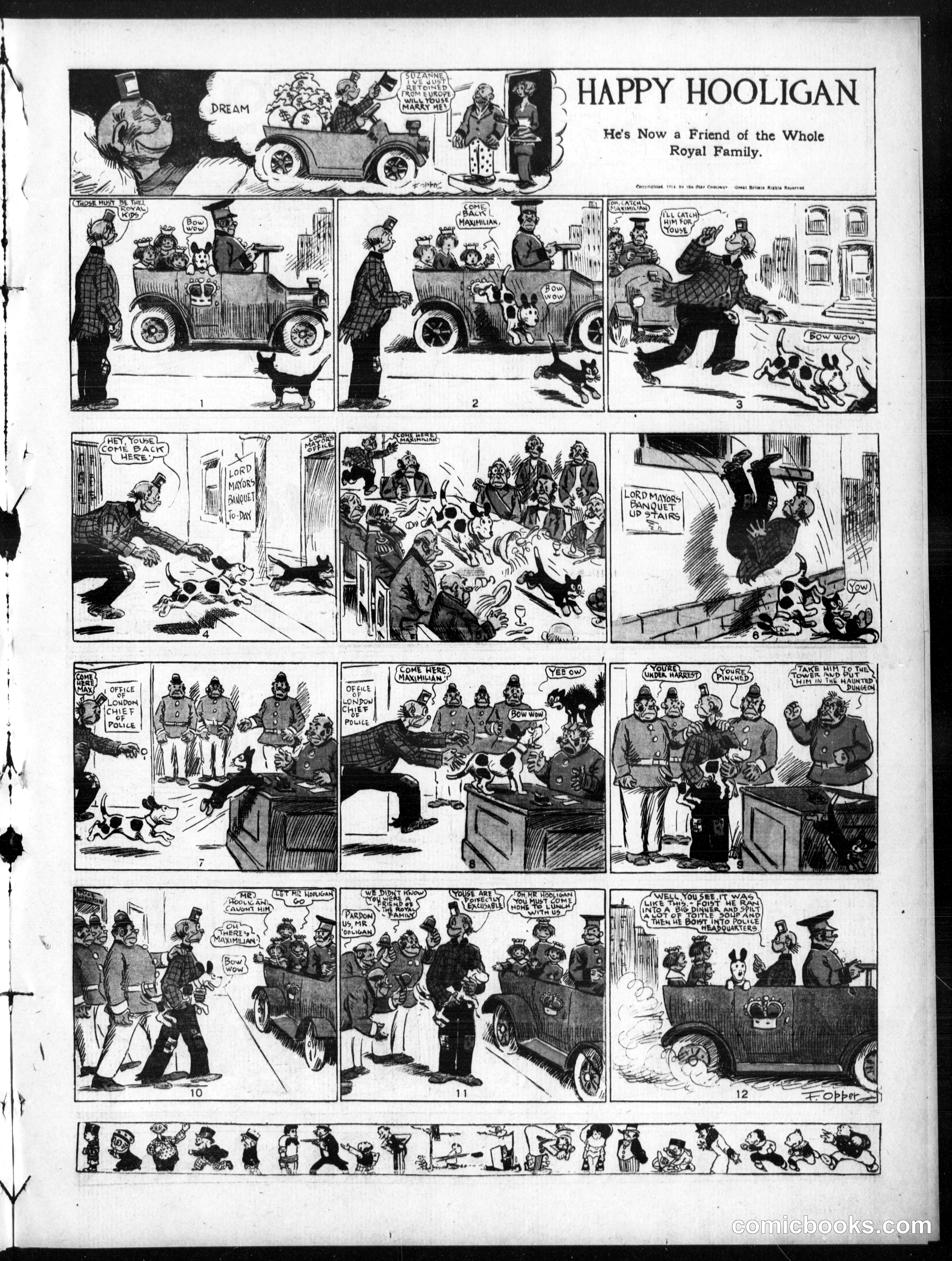 Happy Hooligan — Omaha Daily Bee, June 28, 1914