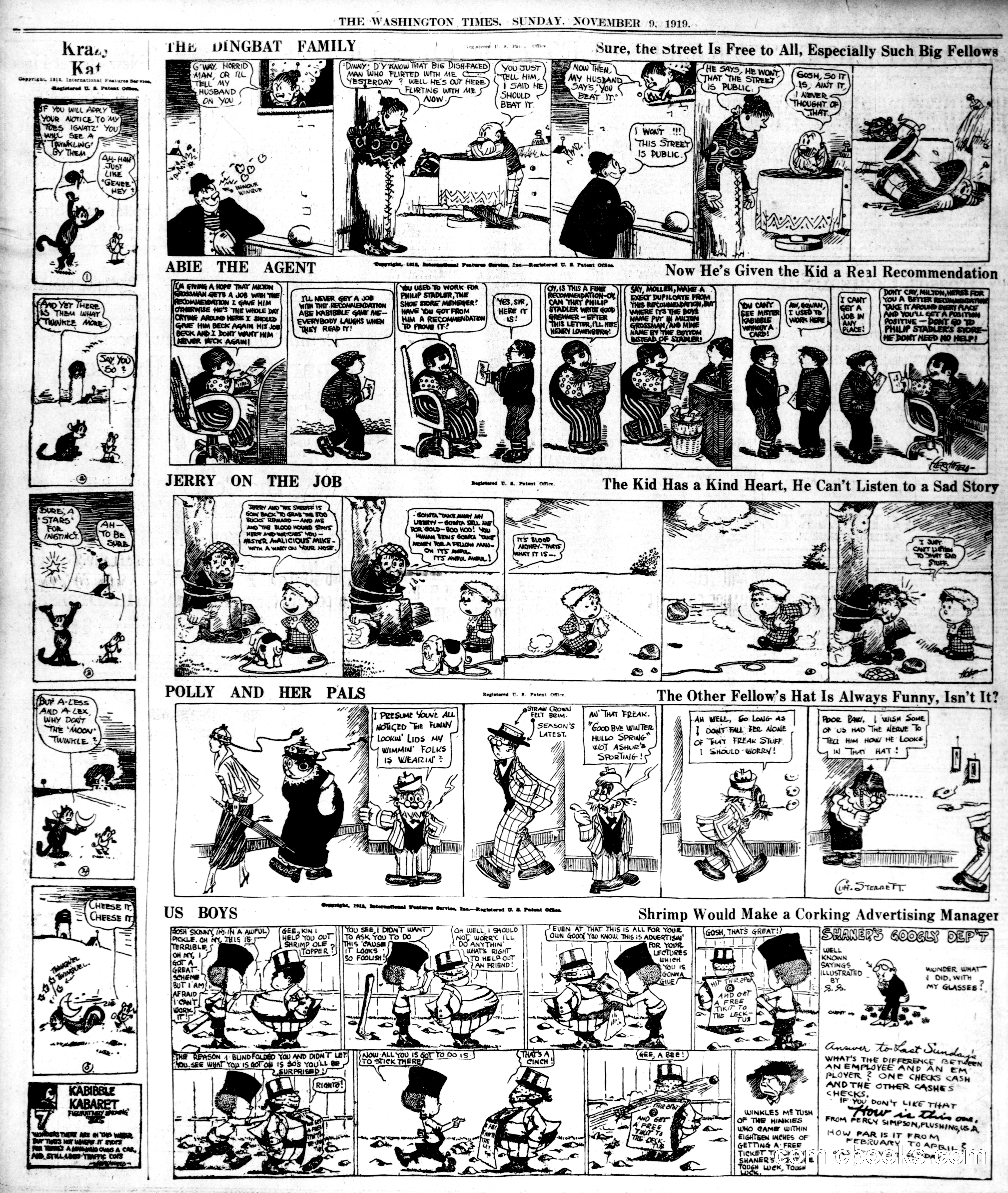 Jerry on the Job — The Washington Times Sunday Comics