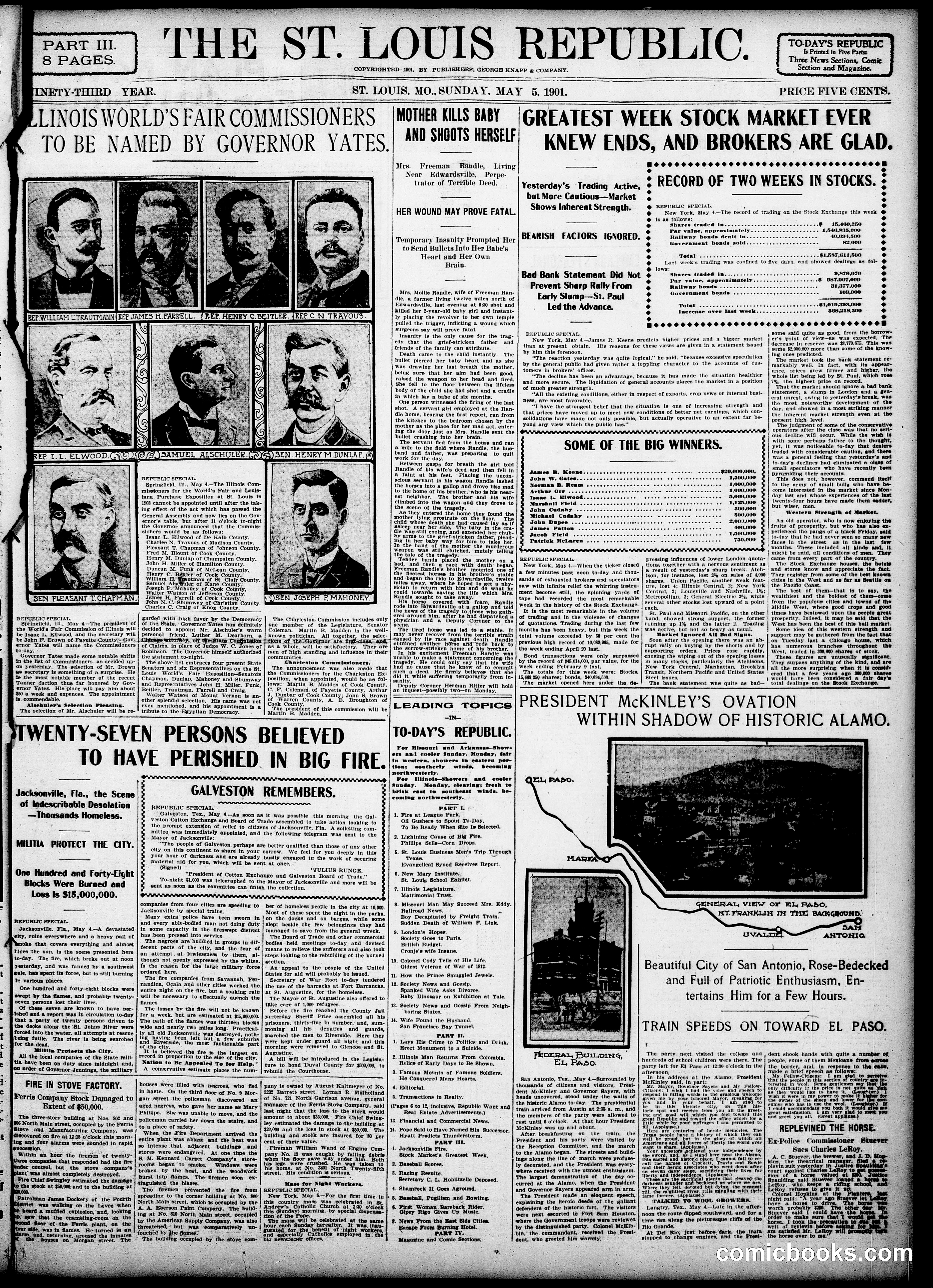 Sunday Comic Section — St. Louis Republic