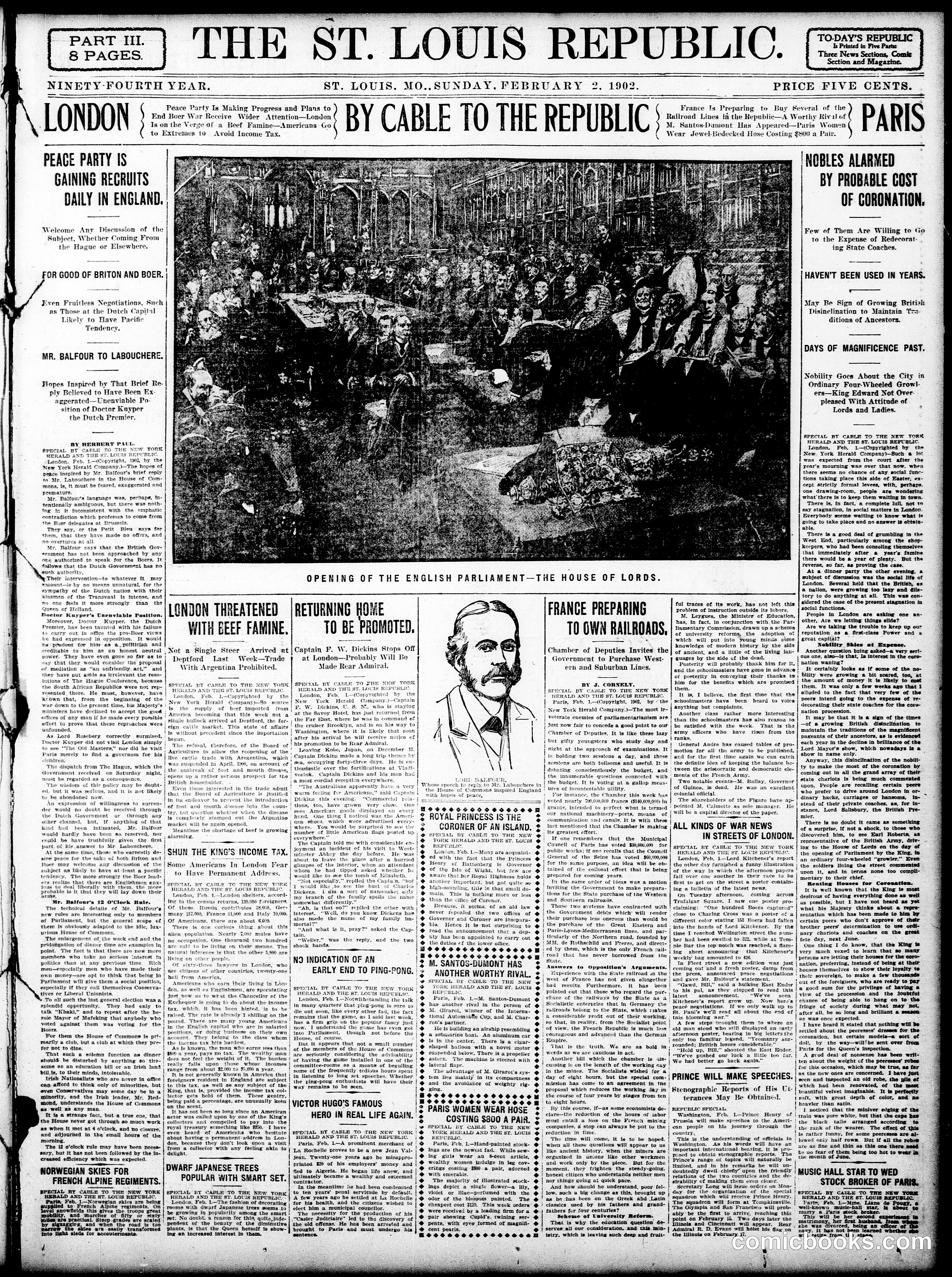 Sunday Comic Section — St. Louis Republic