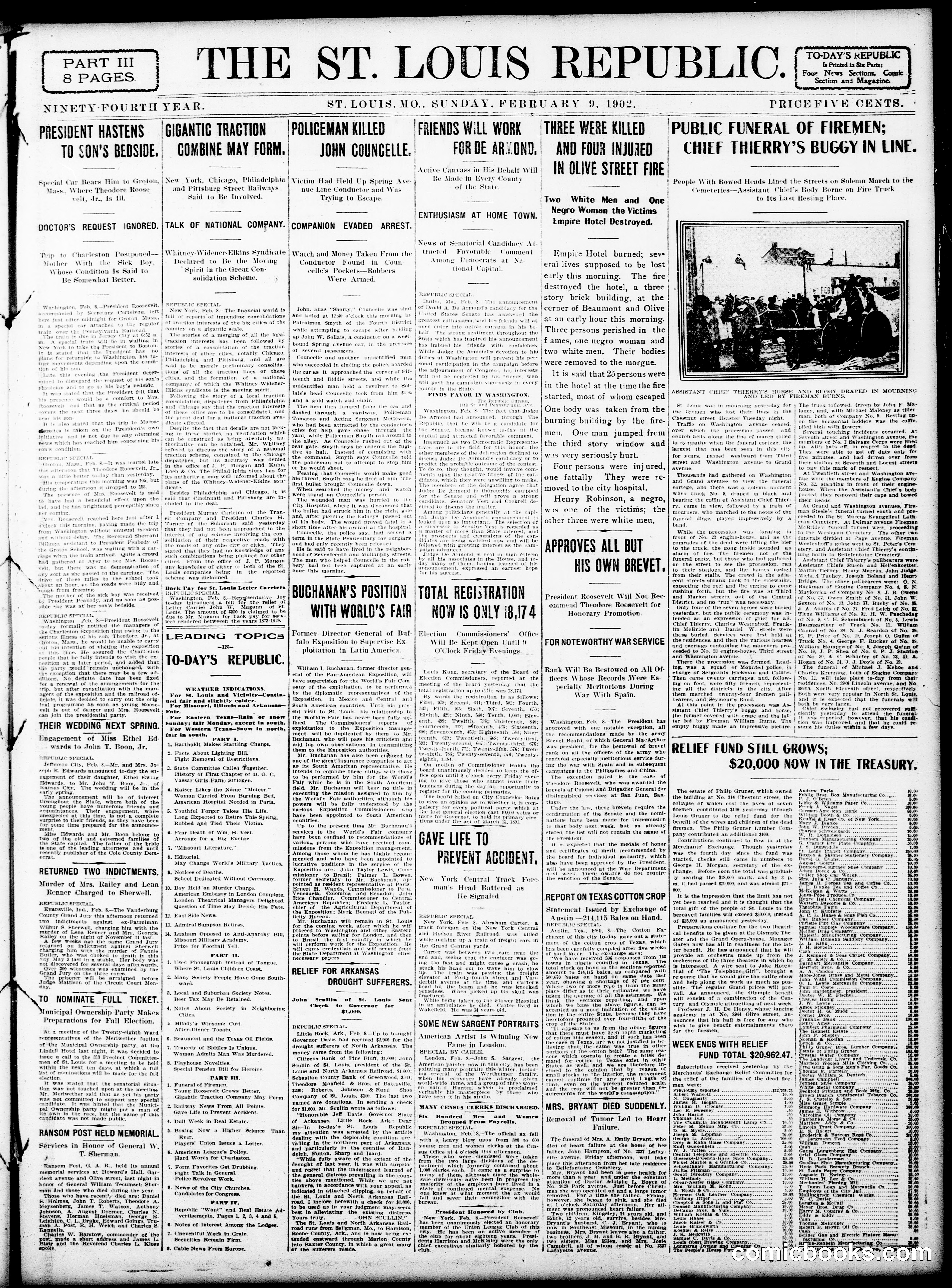 Sunday Comic Section — St. Louis Republic