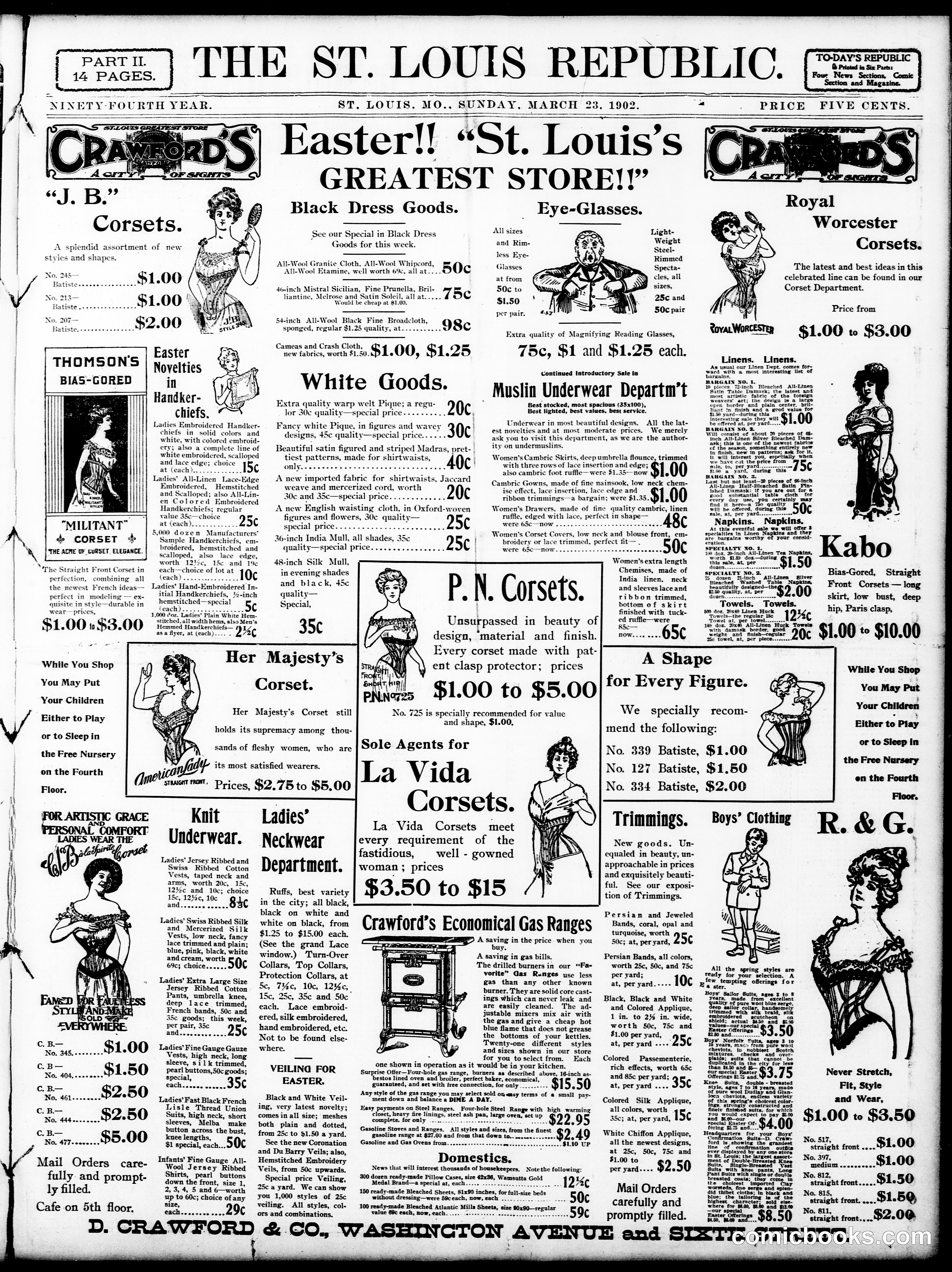Sunday Comic Section — St. Louis Republic