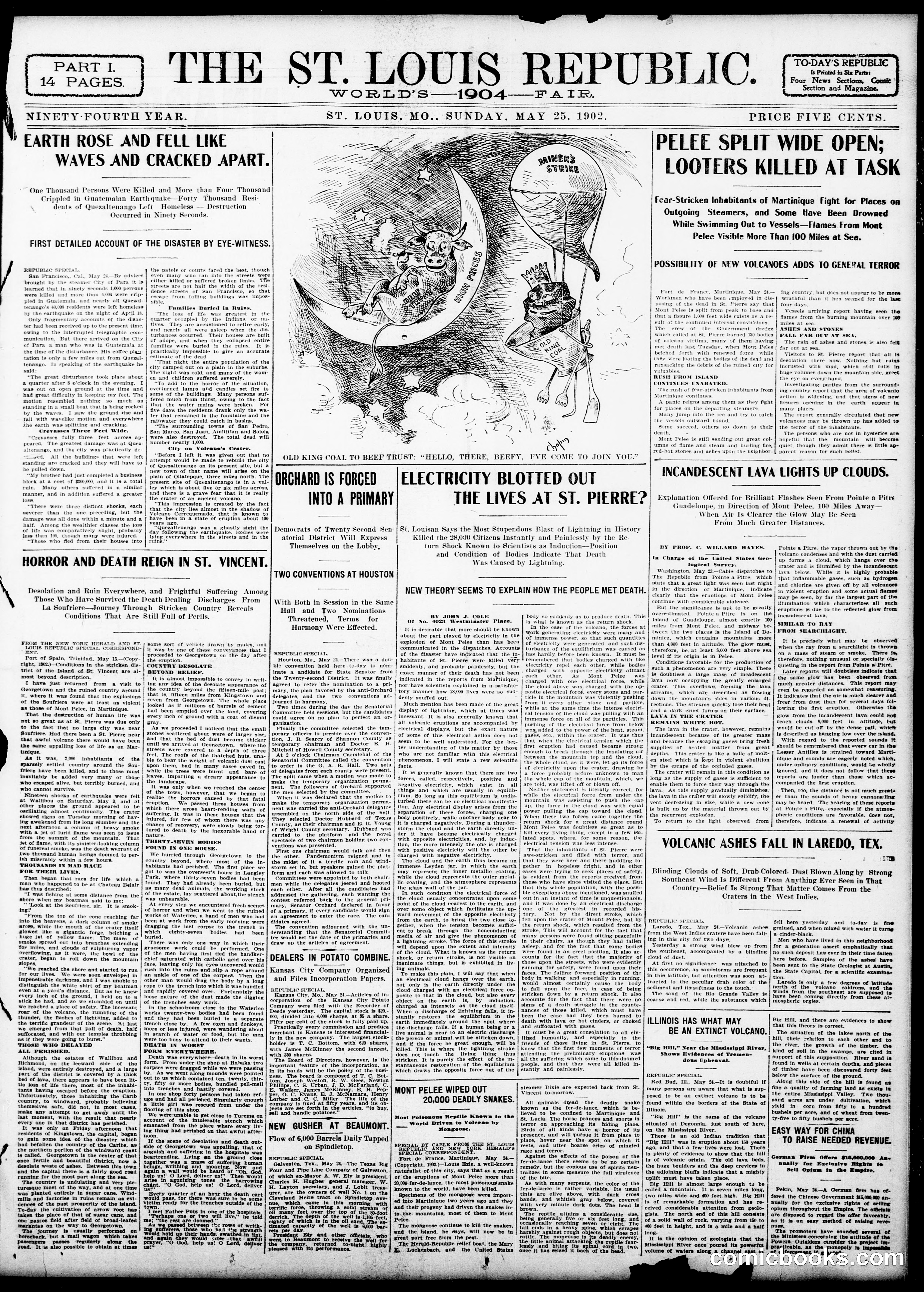 Sunday Comic Section — St. Louis Republic