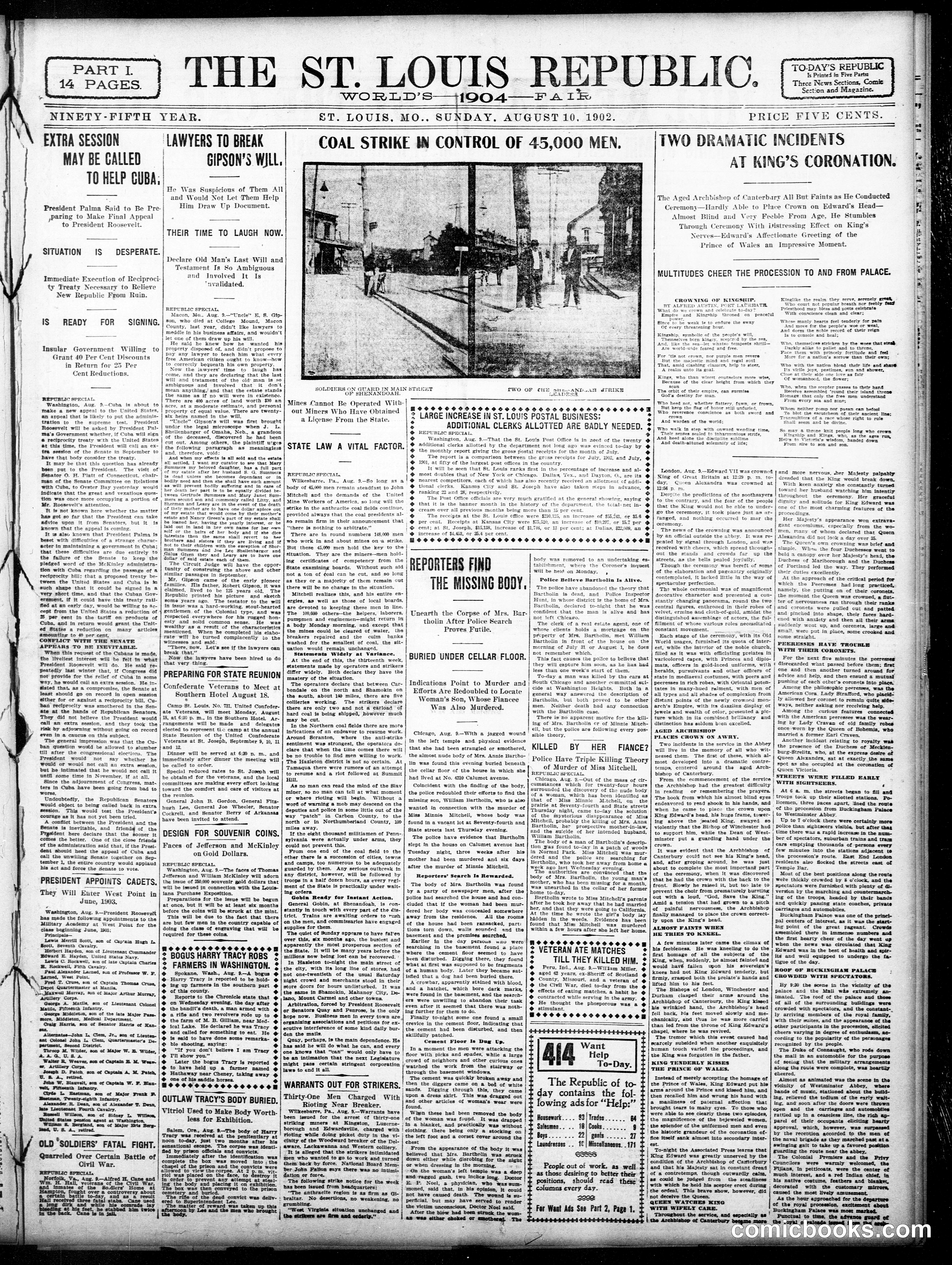 Sunday Comic Section — St. Louis Republic