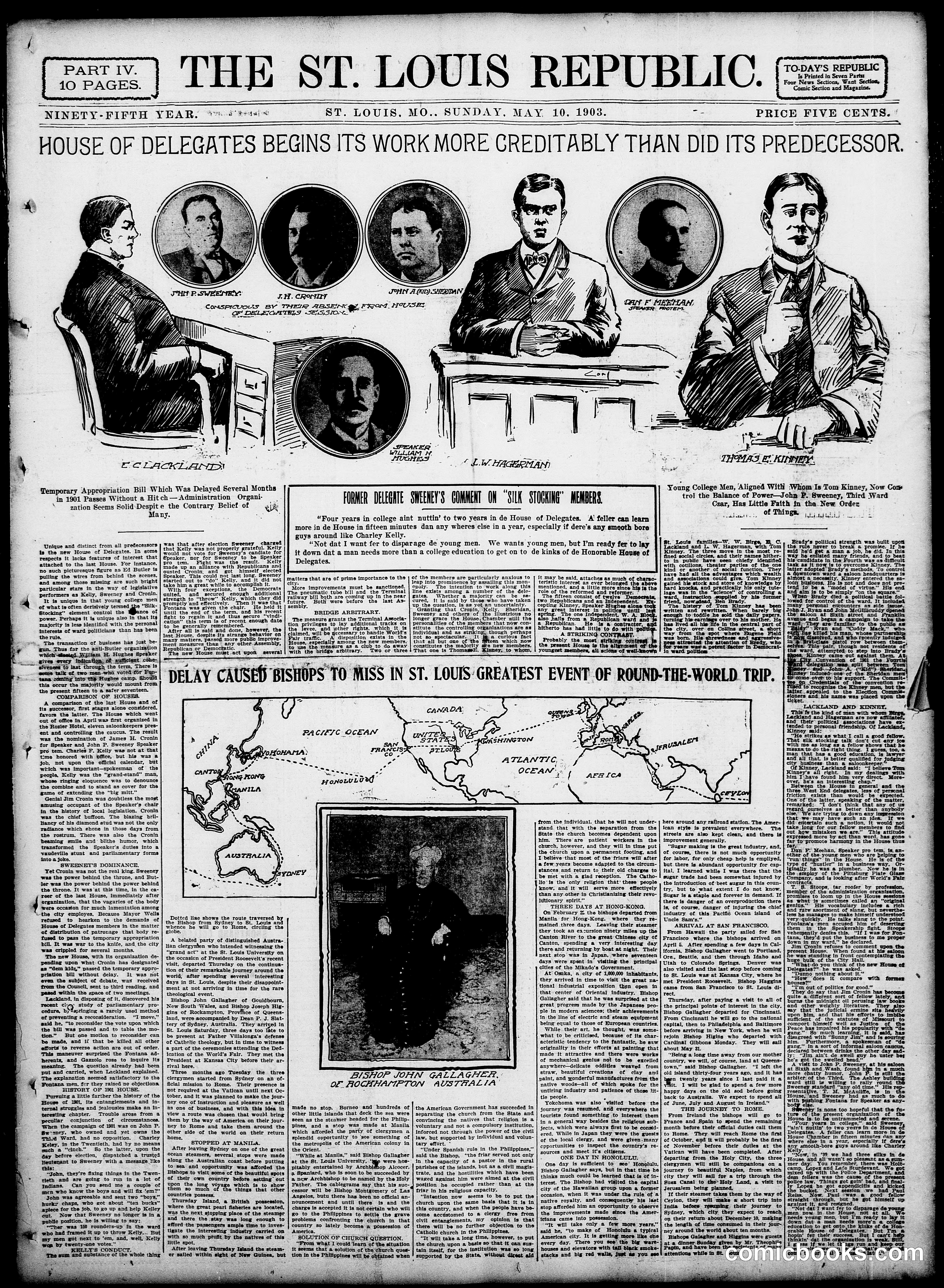 Sunday Comic Section — St. Louis Republic