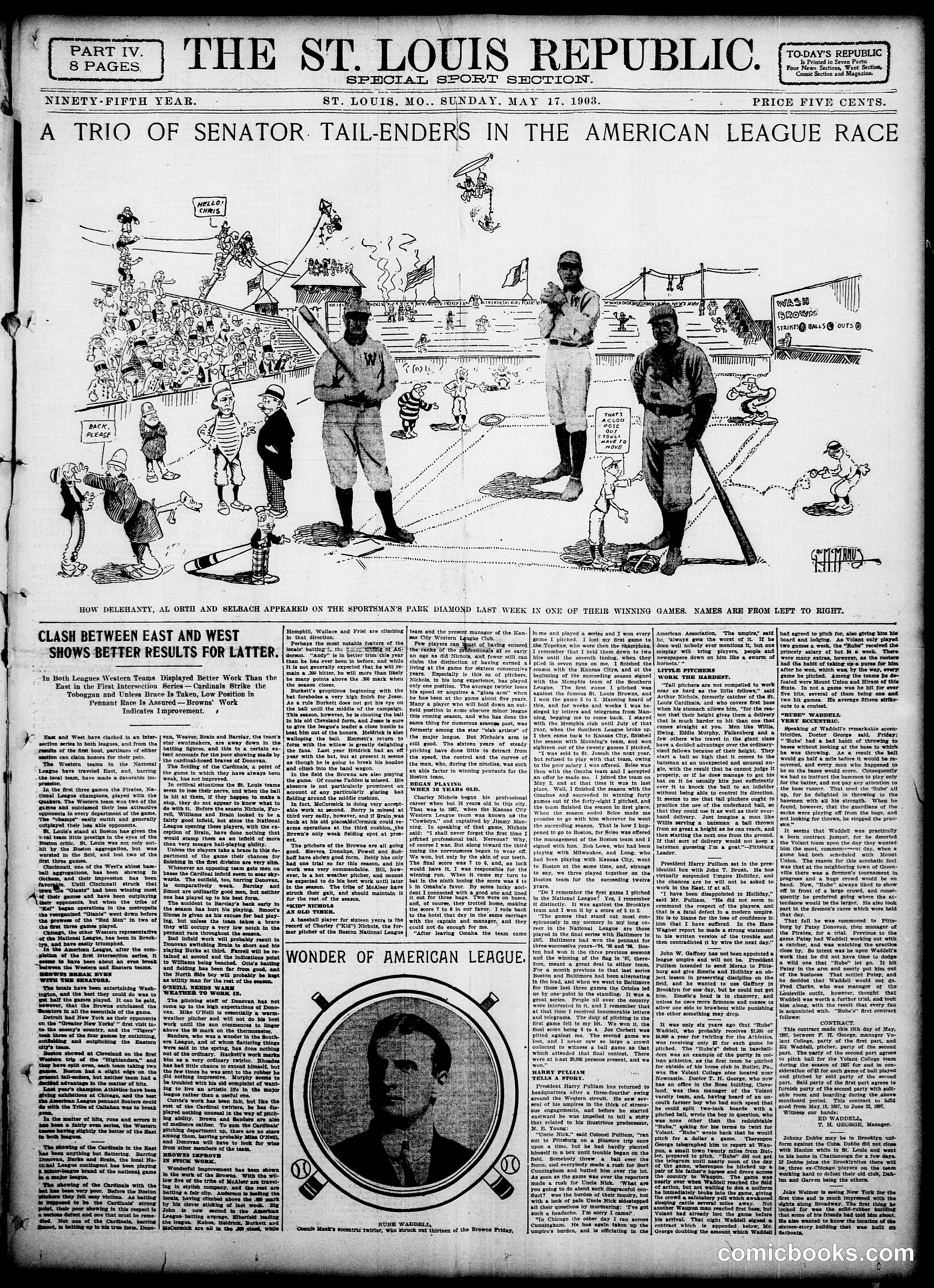 Sunday Comic Section — St. Louis Republic