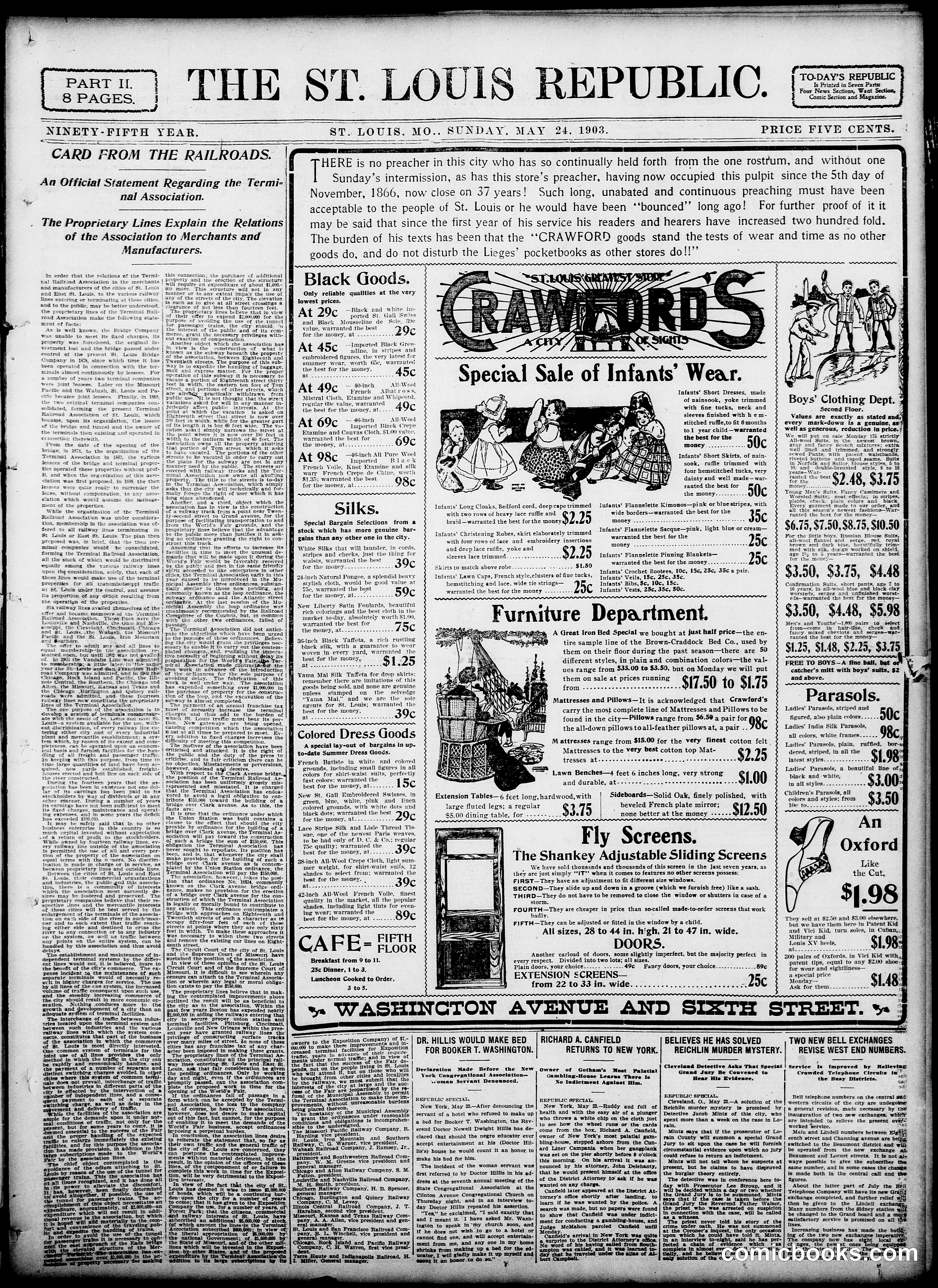 Sunday Comic Section — St. Louis Republic