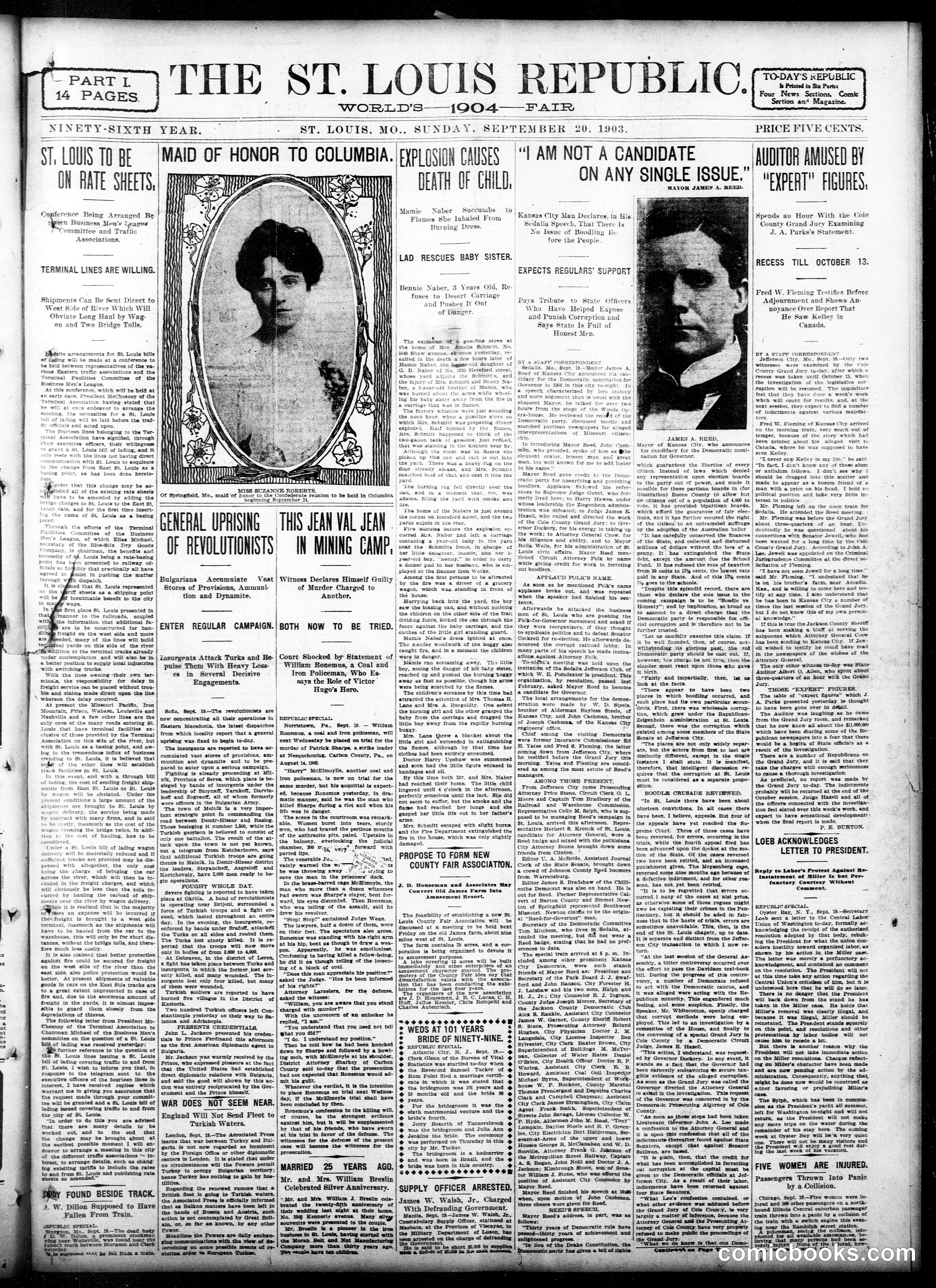 Sunday Comic Section — St. Louis Republic